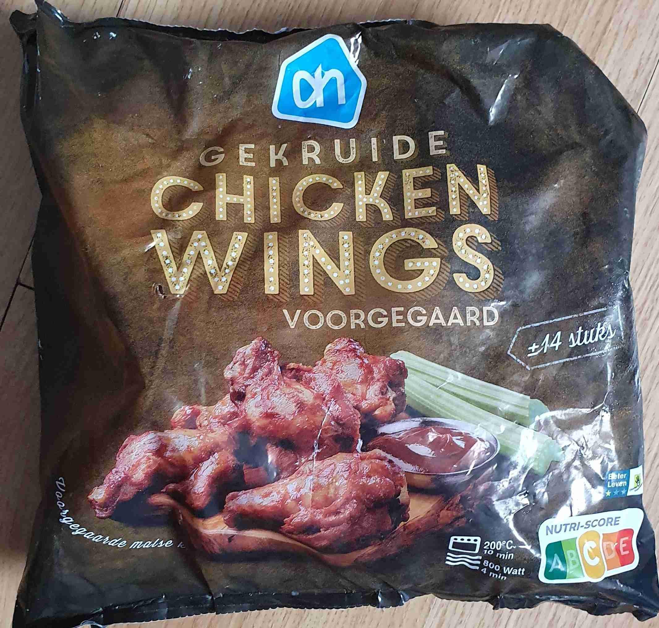 Gekruide chicken wings