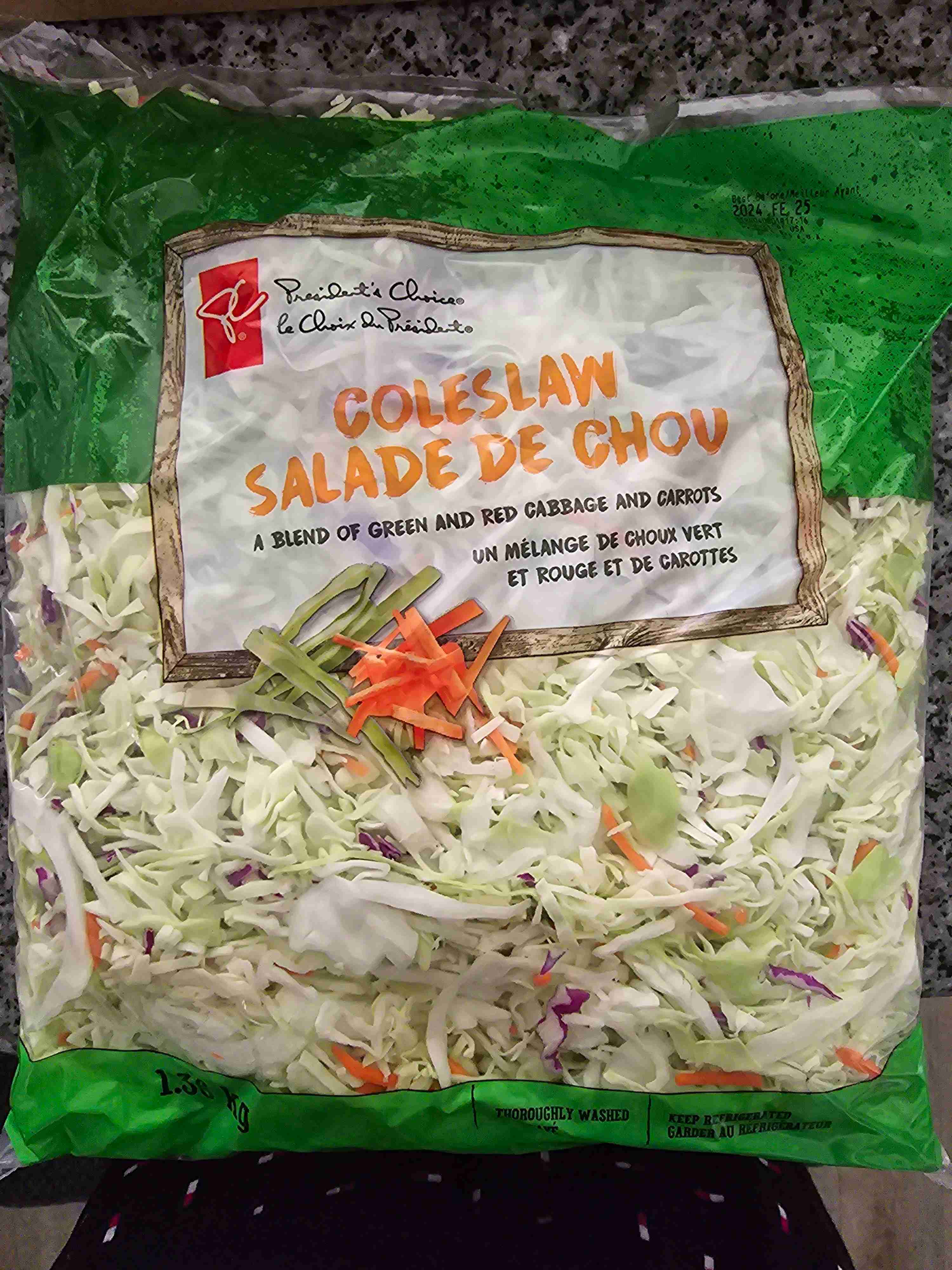 Coleslaw salad