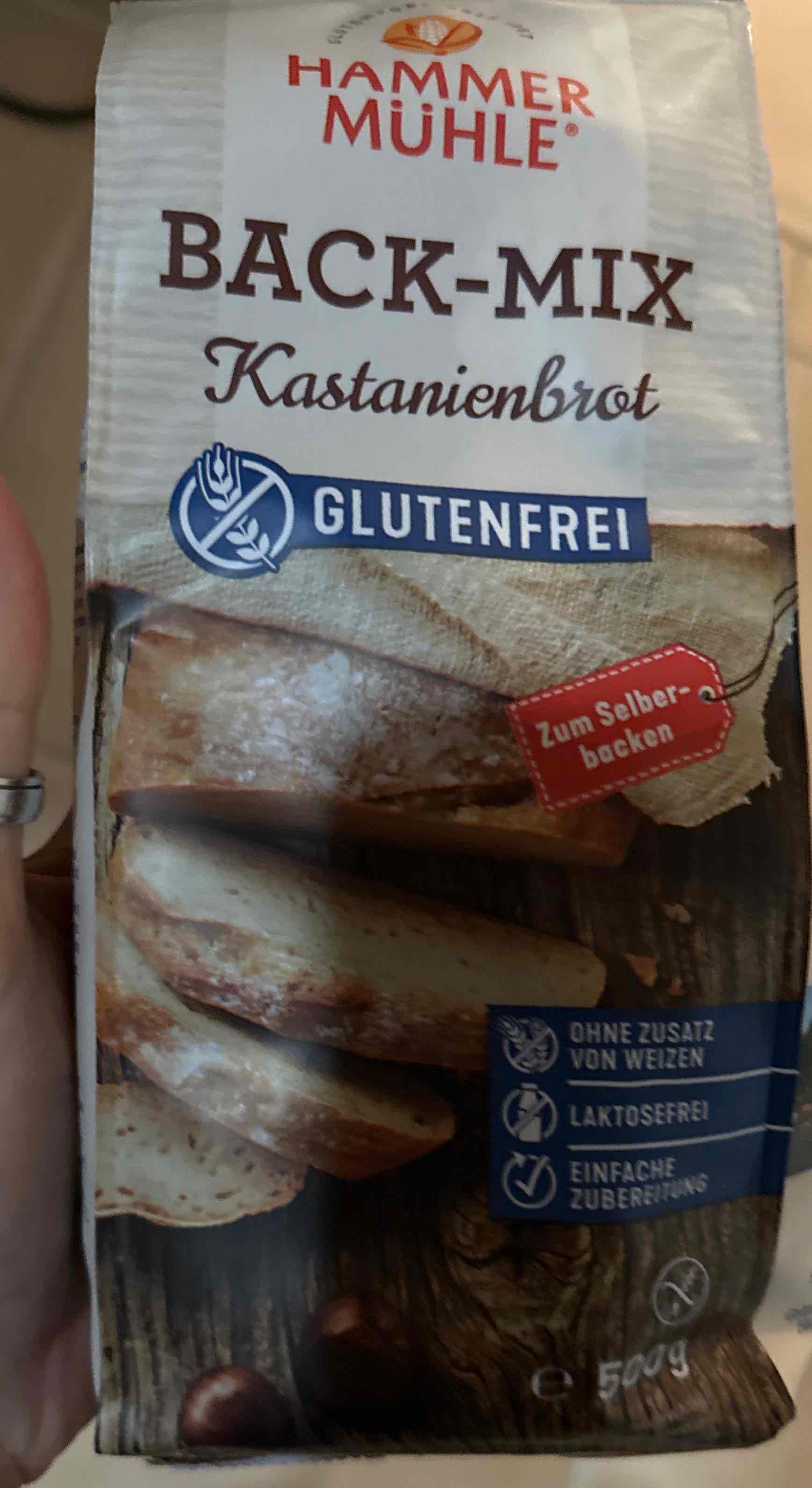 Back mix Kastanienbrot