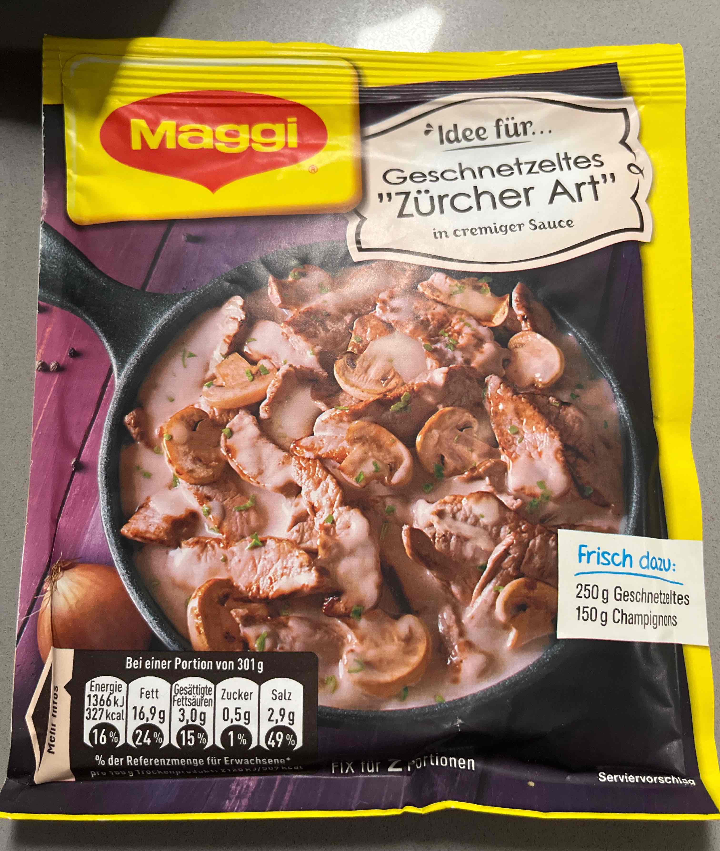 Geschnetzeltes Züricer Art