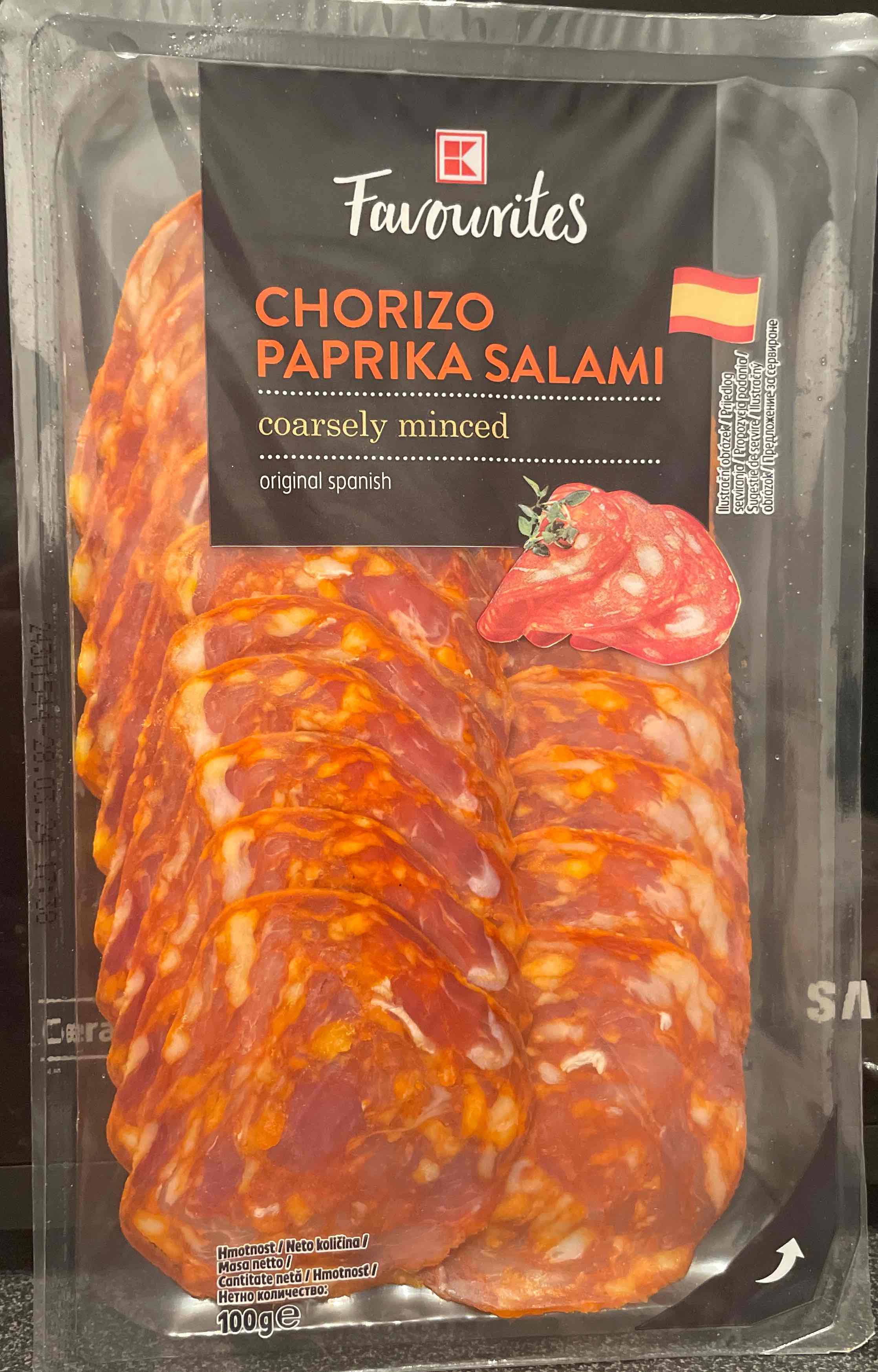 Chorizo paprika salami