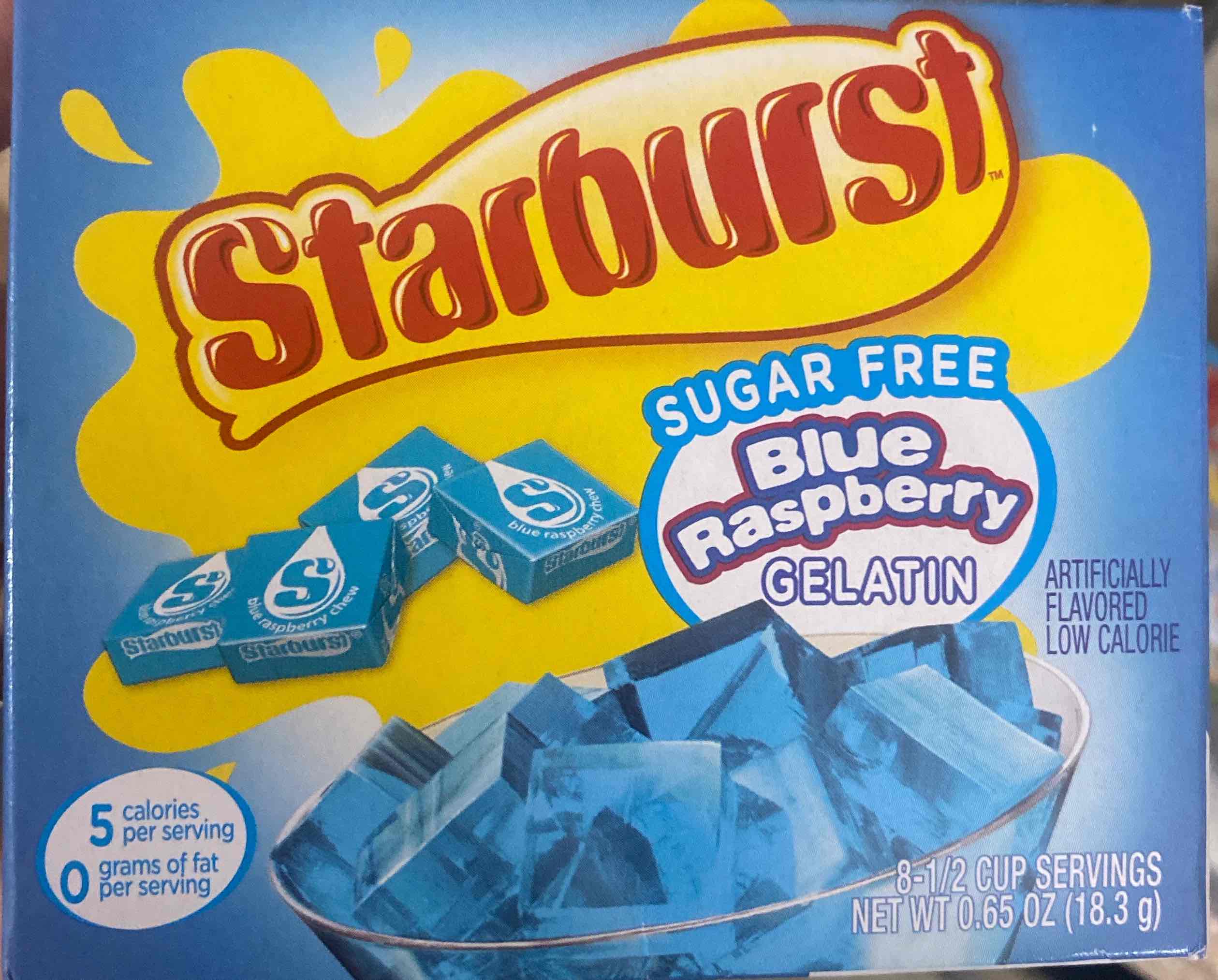 Starburst jello sugar free