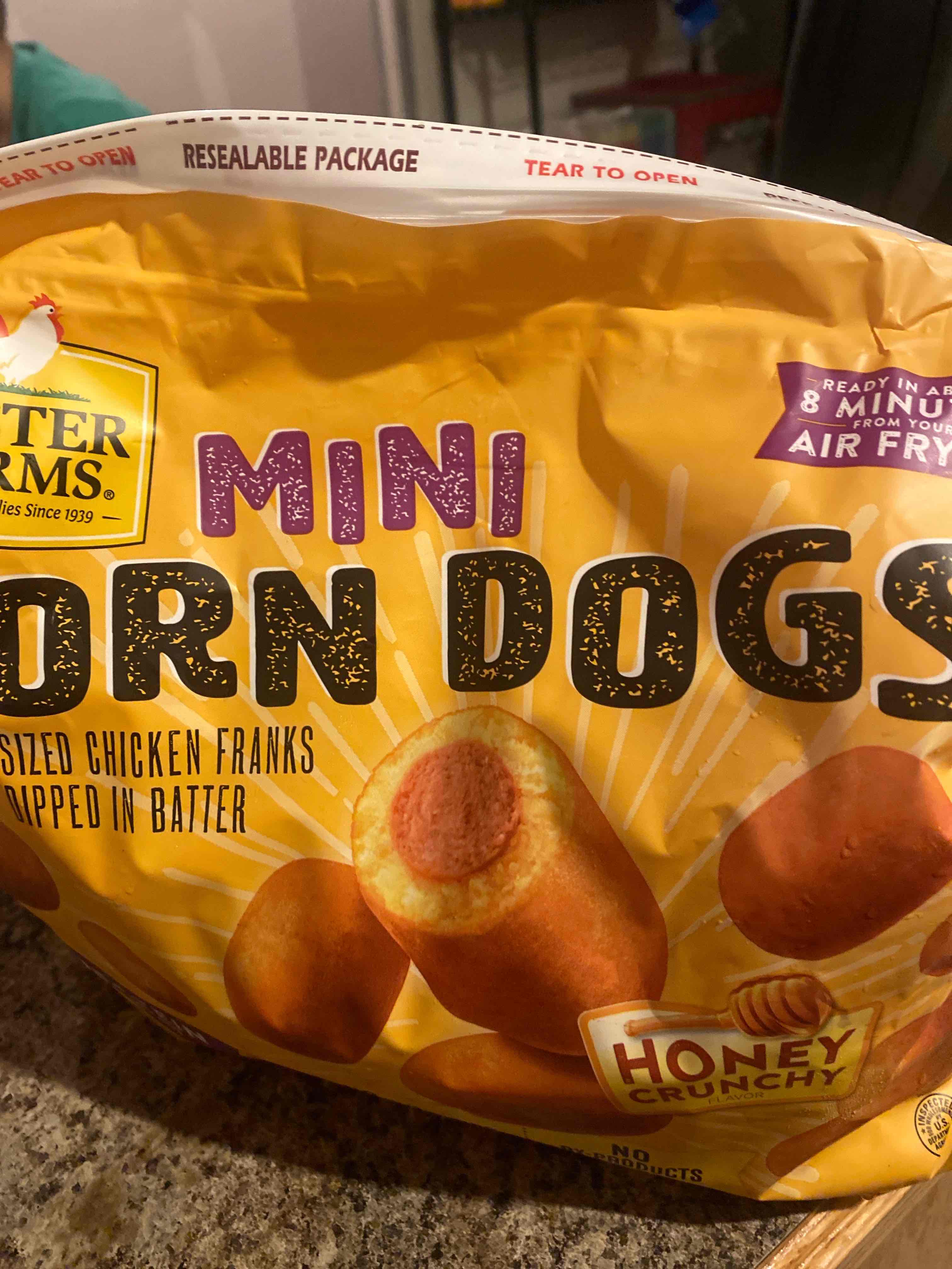Mini corn dogs