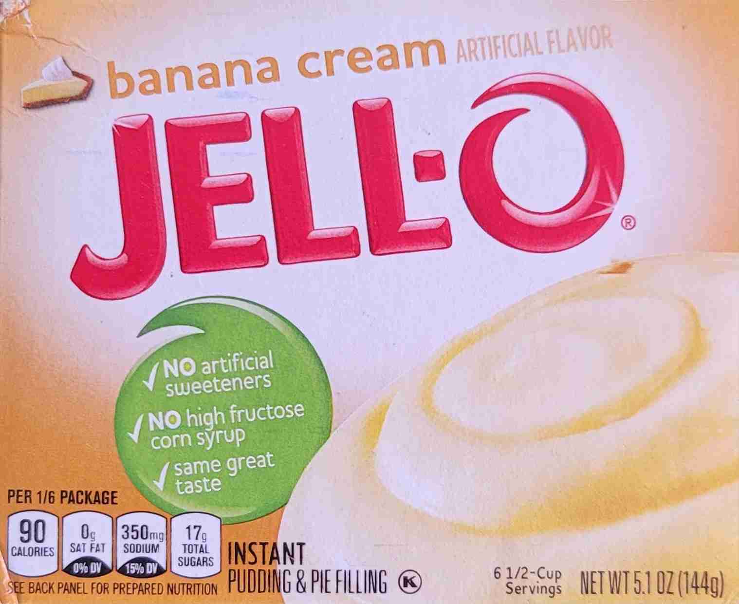 JELL-O Banana Cream Instant Pudding