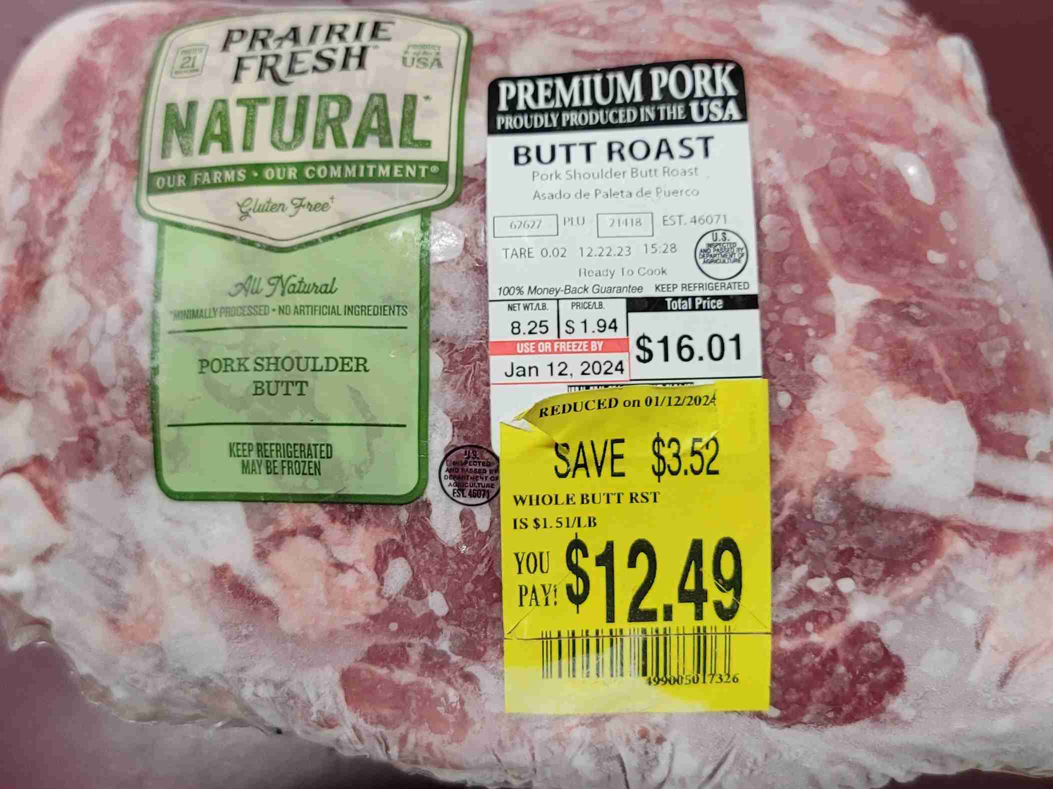 Pork Shoulder Butt