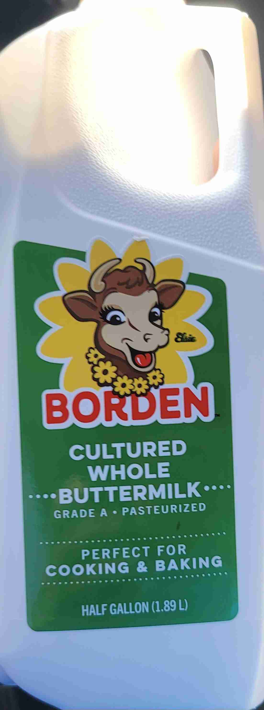 Cultured whole buttermilk