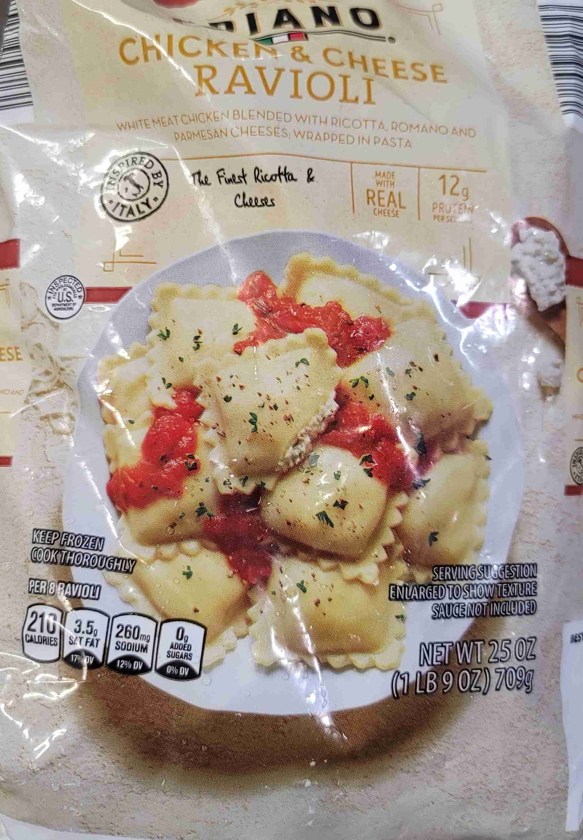 Chicken and Cheese Ravioli