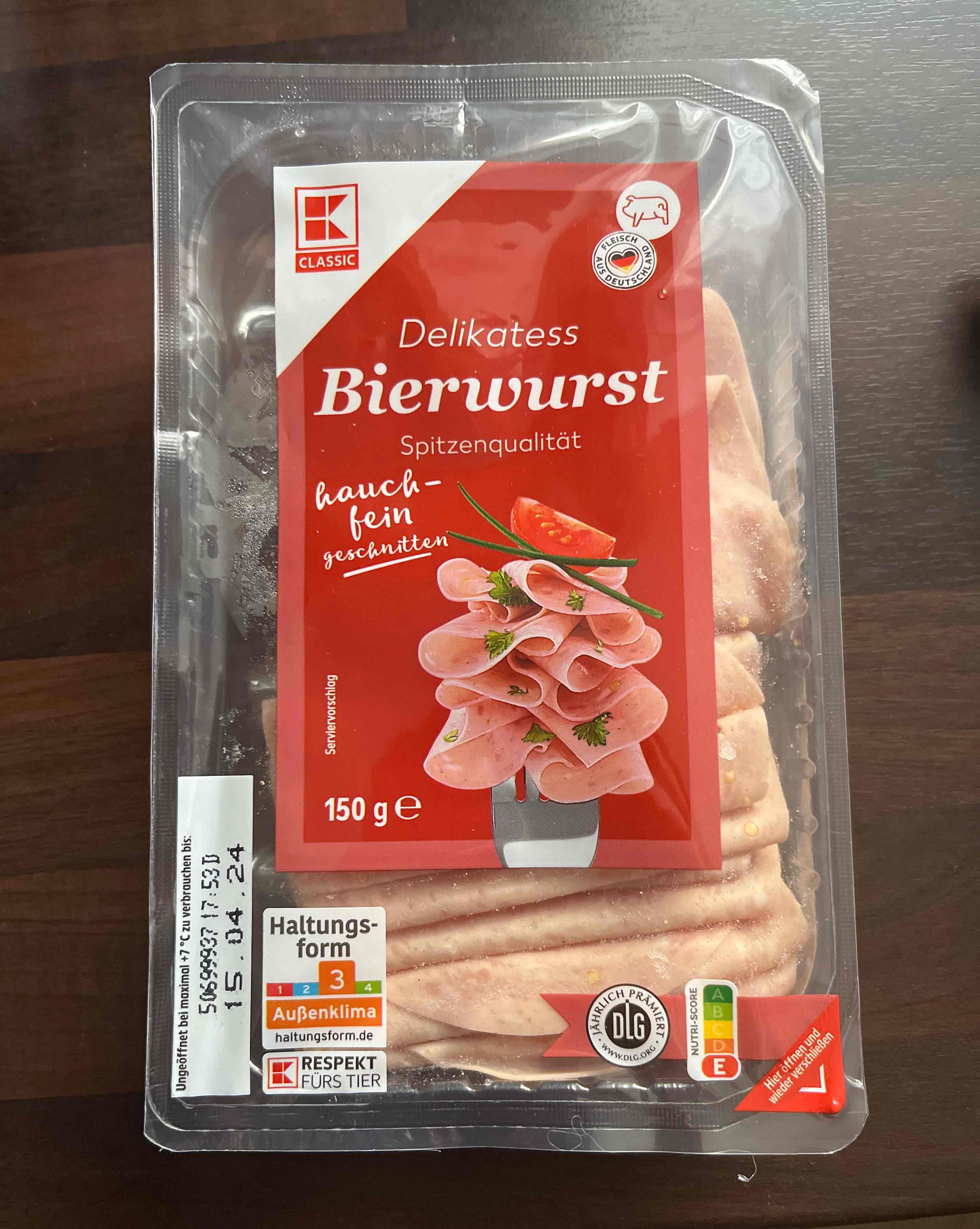 Delikatess Bierwurst