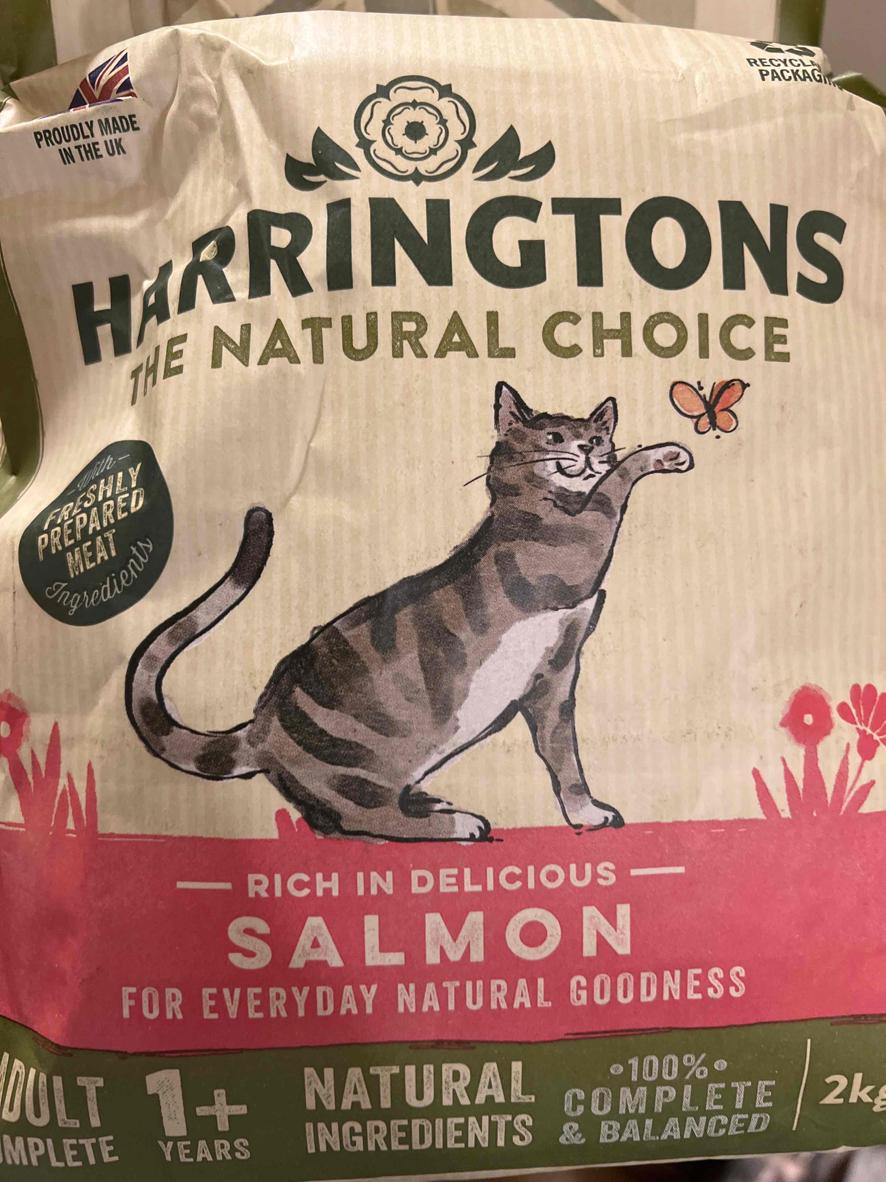Dry Cat Food Salmon Flavour