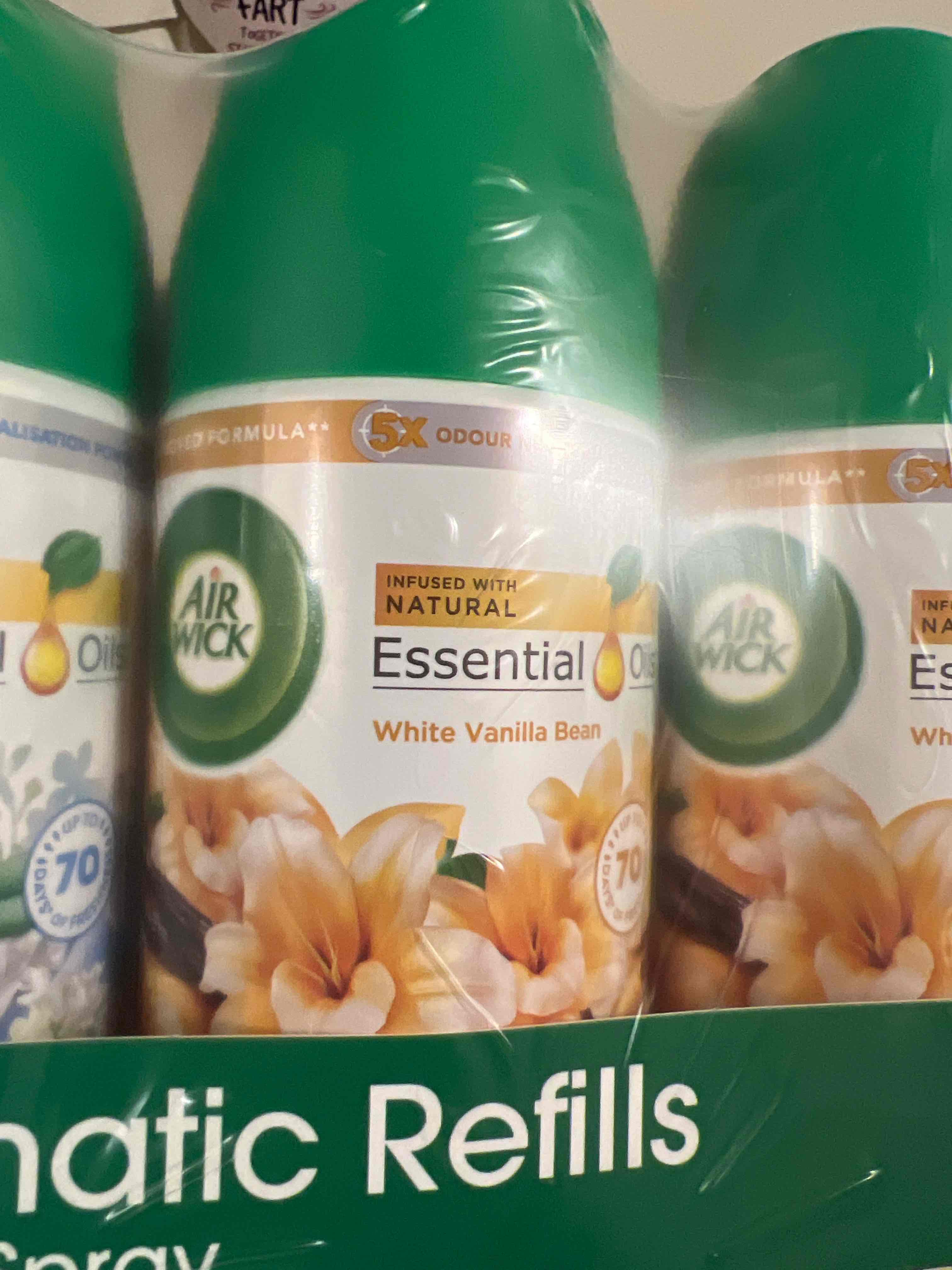 White Vanilla Bean Air Freshner