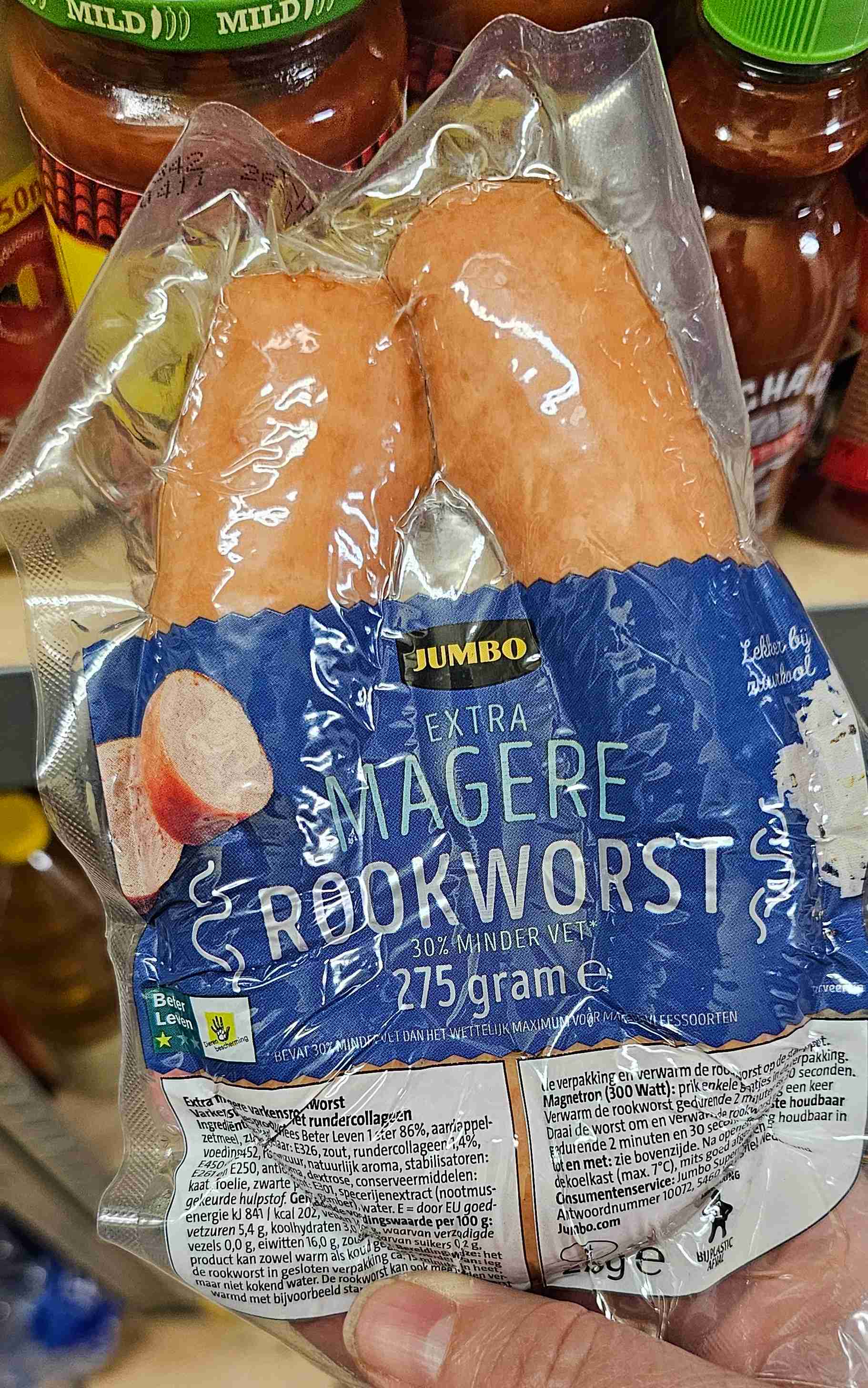 Magere Rookworst 275gr