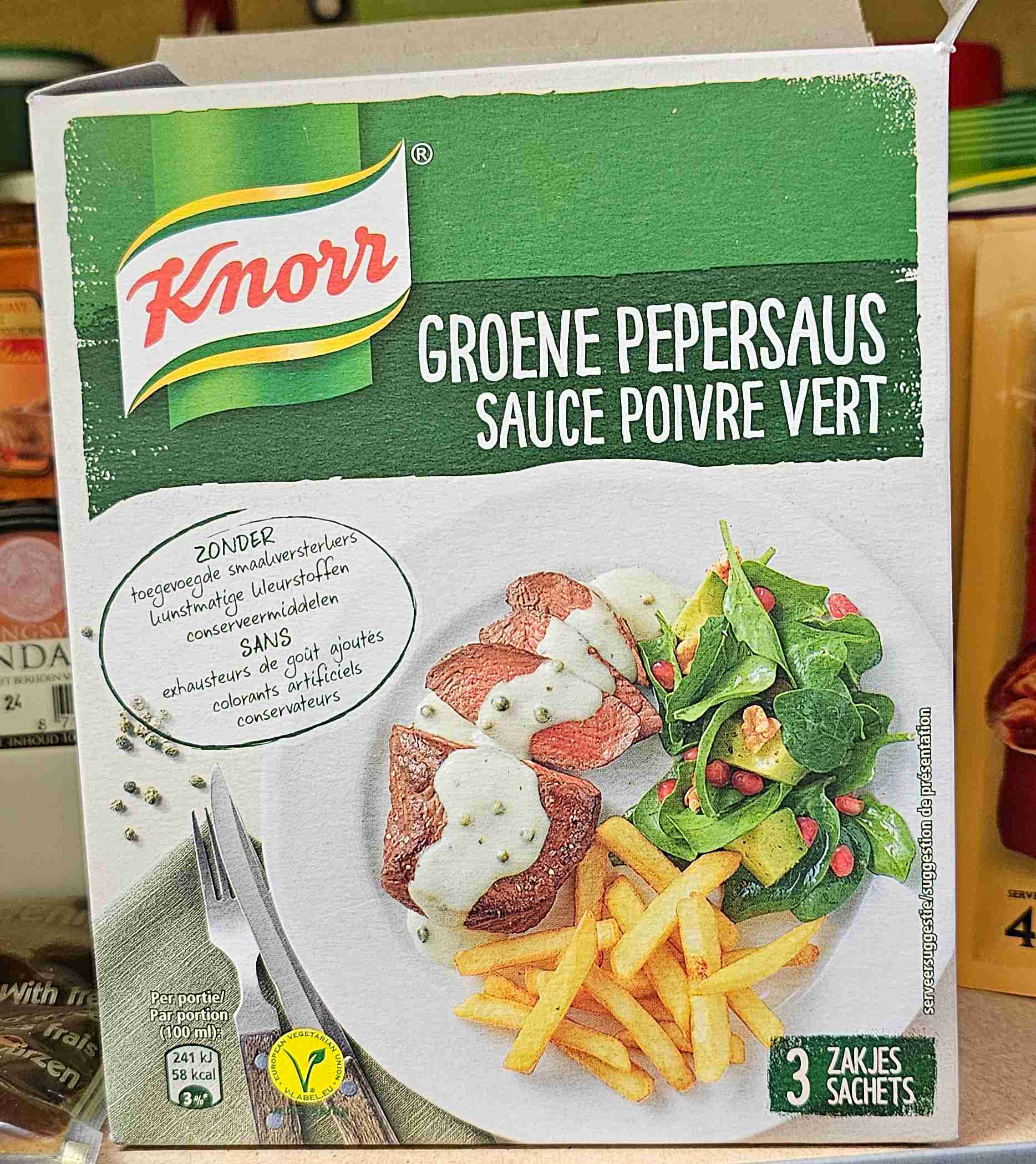 Groene pepersaus