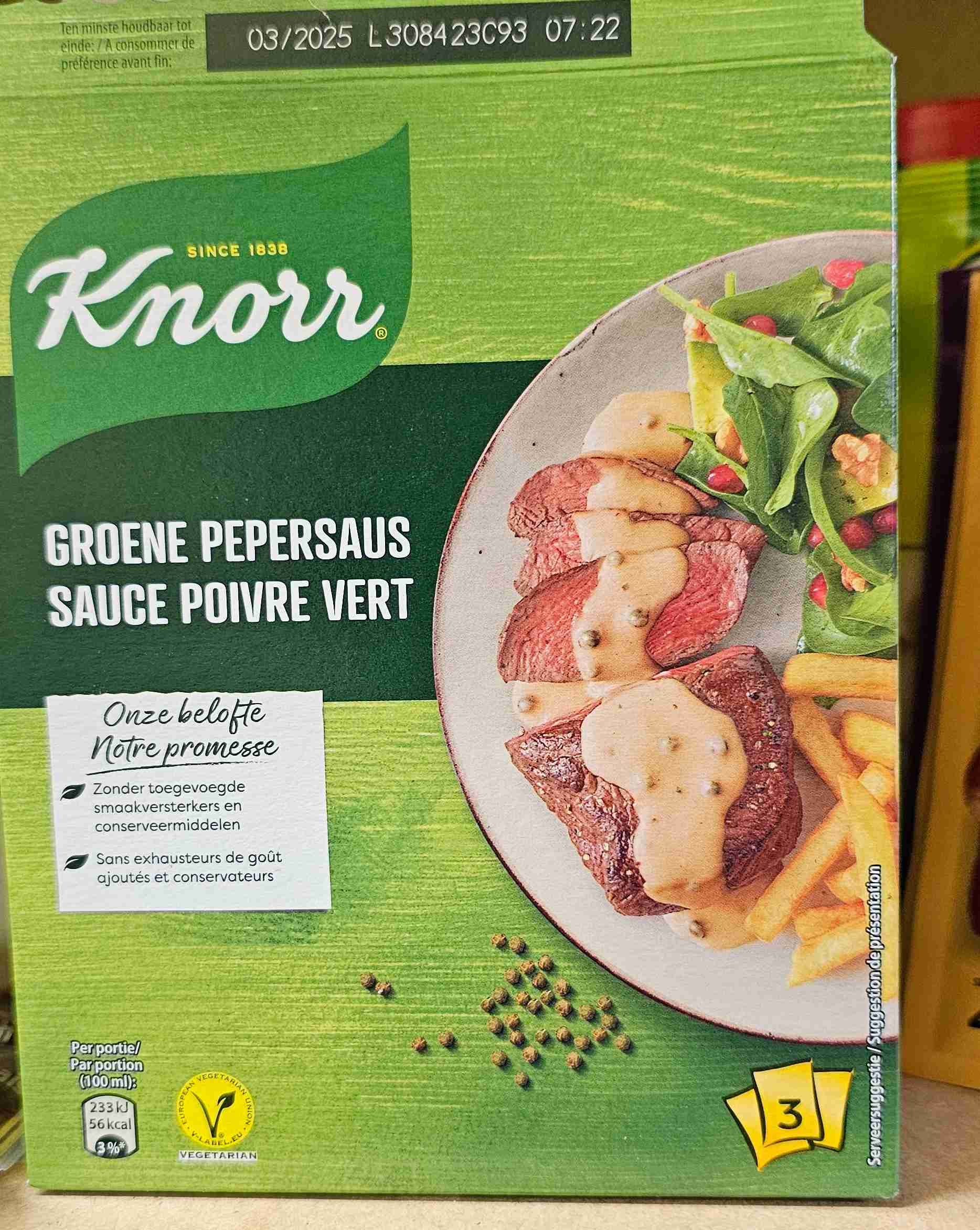 Groene pepersaus 