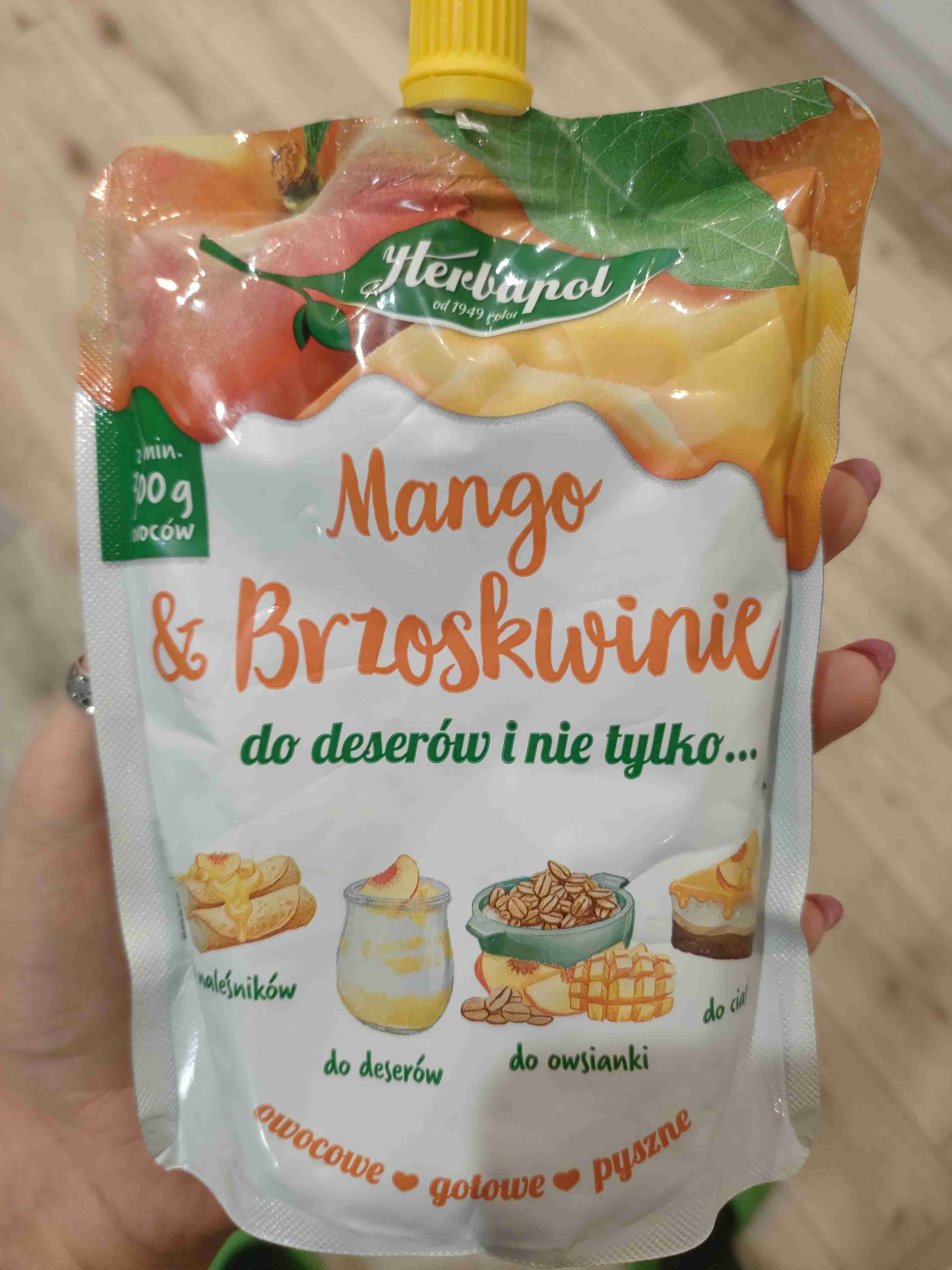 Mus jabłko-mango-brzoskwinia