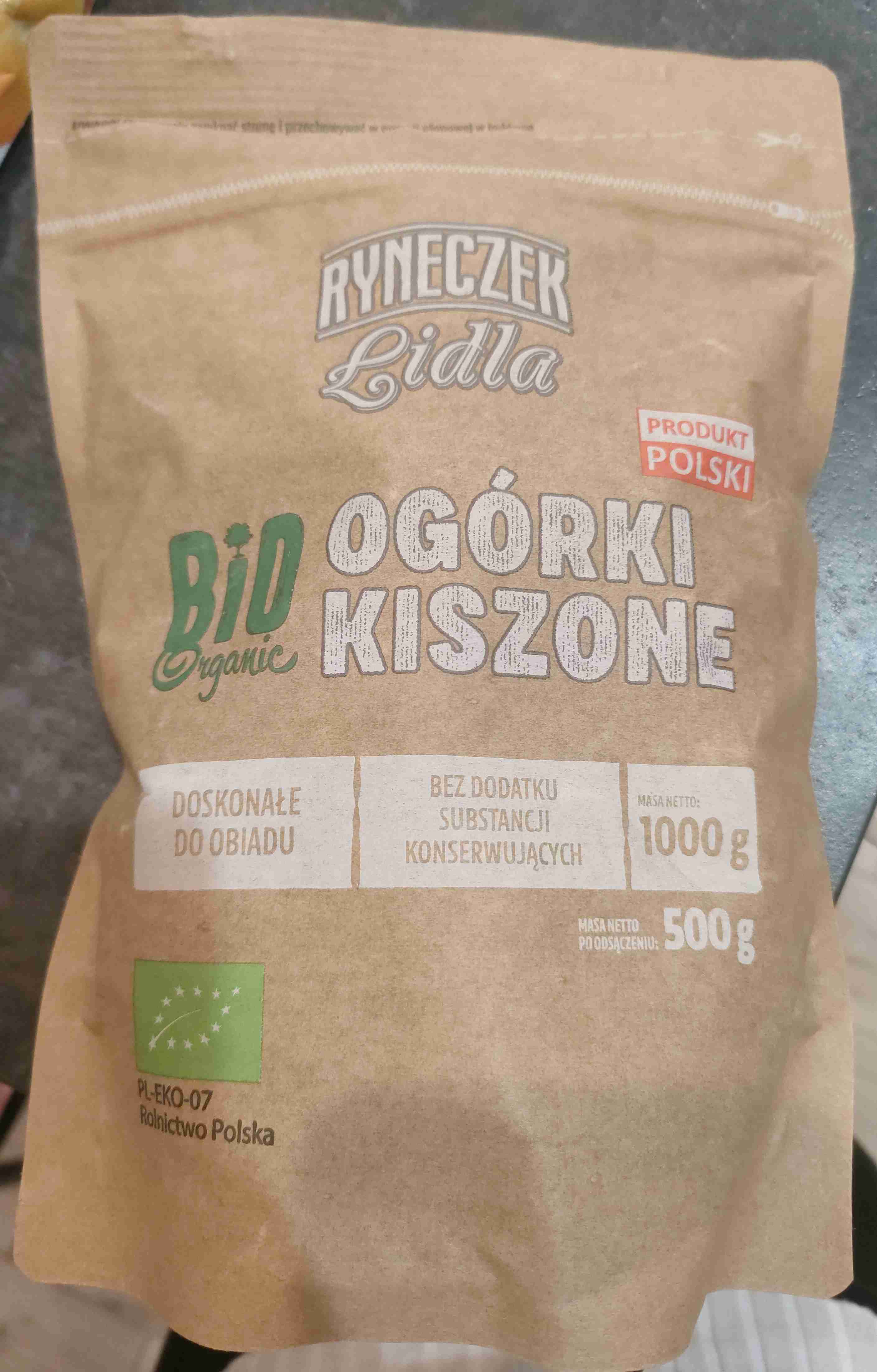 Ogórki kiszone 