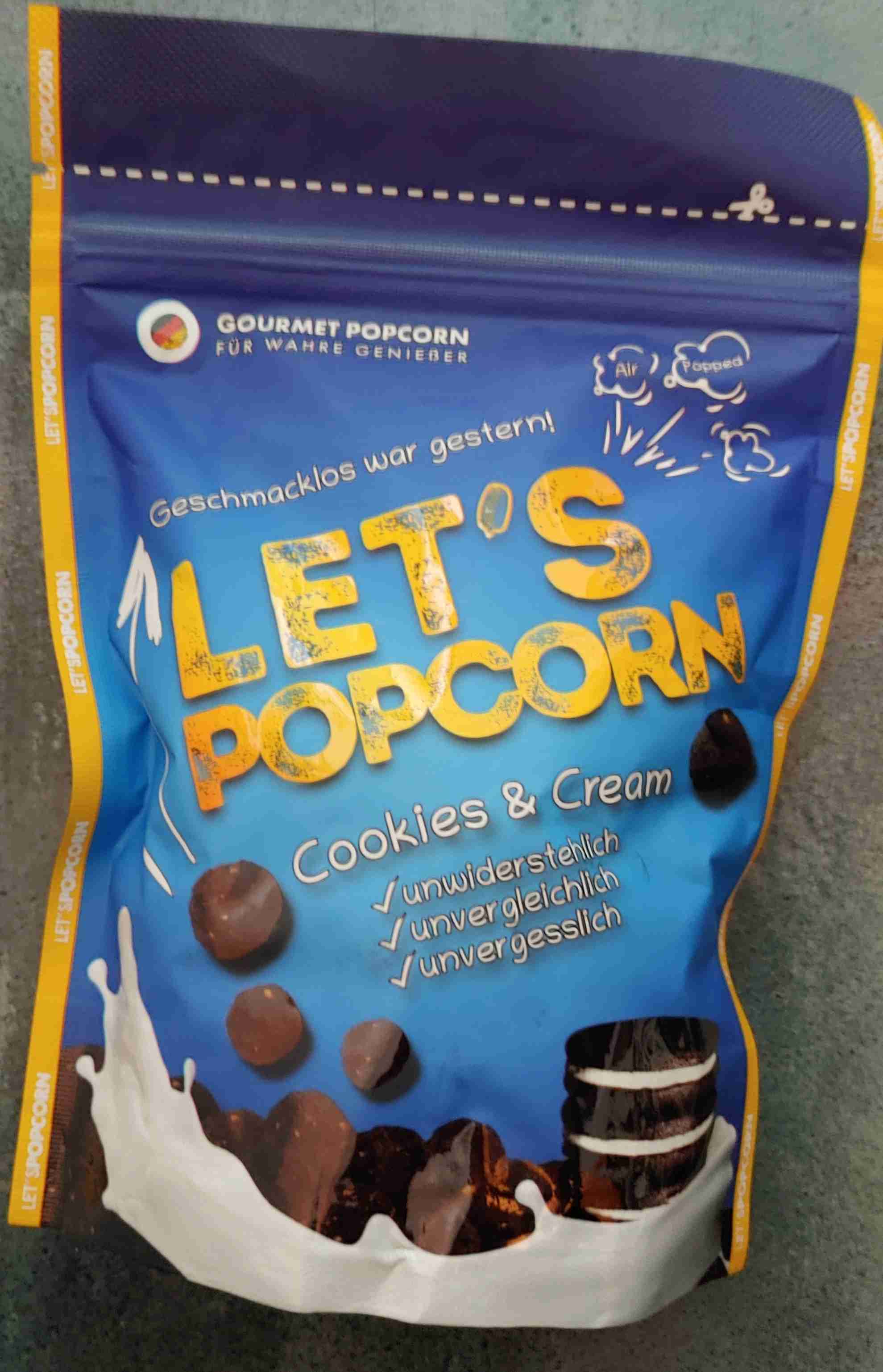Popcorn Cookies & Cream