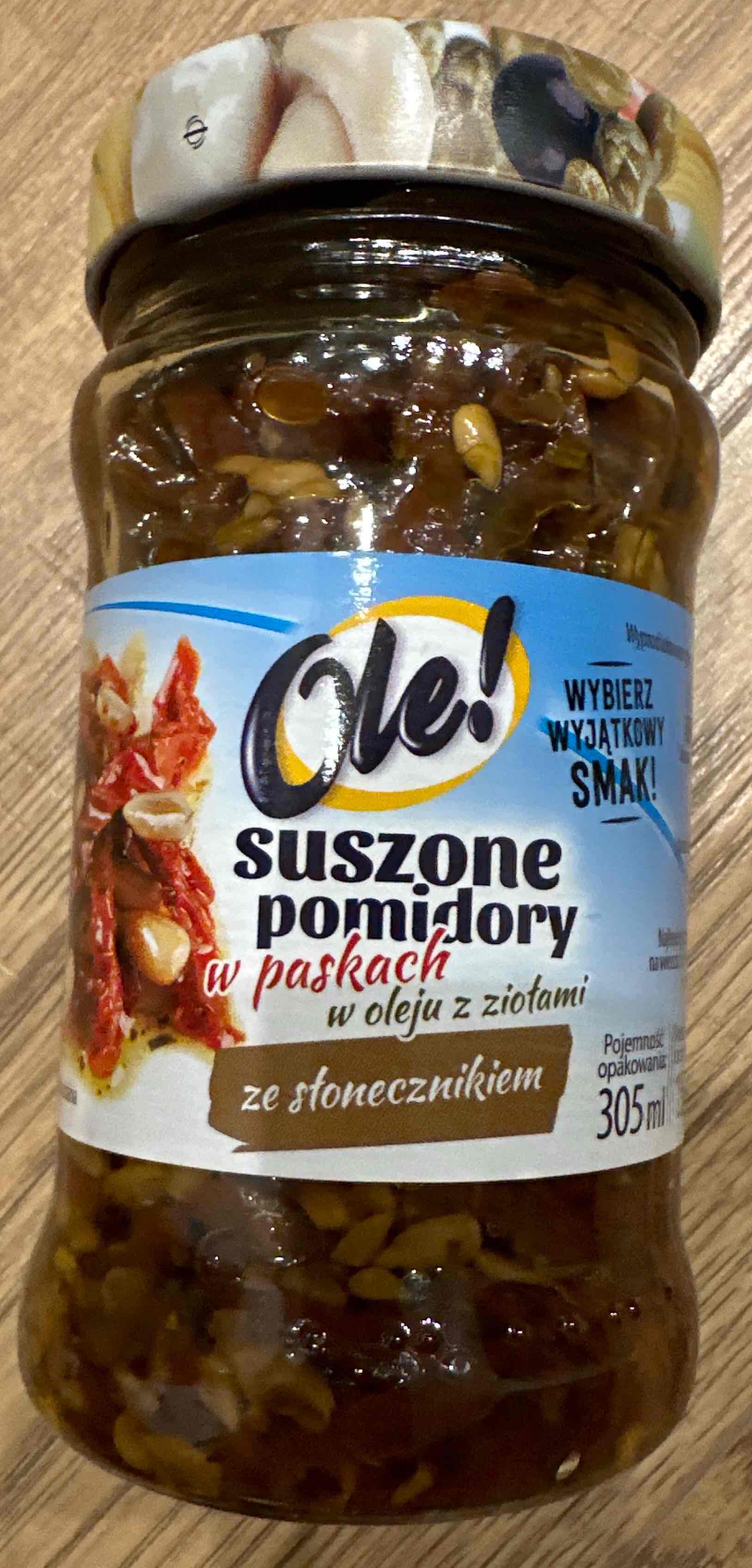 Pomisory Suszone w paskach w oleju