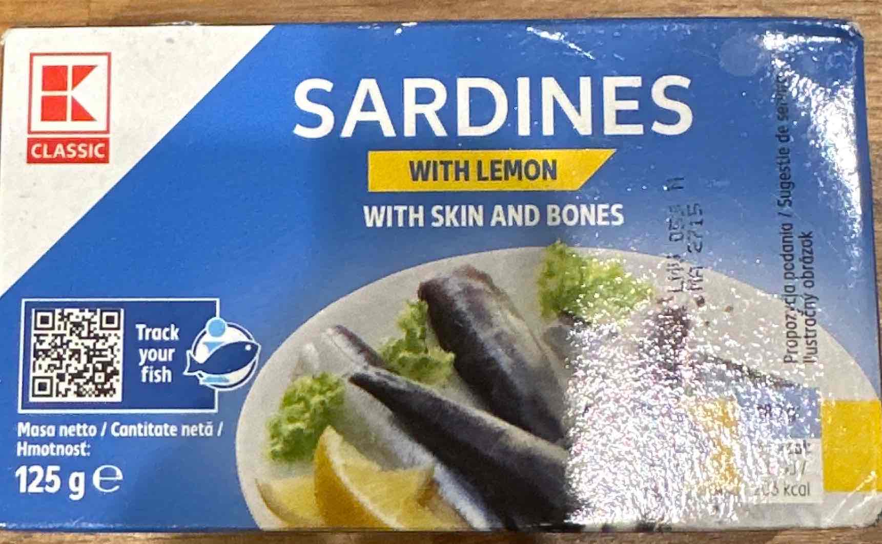 Sardynki z cytryną