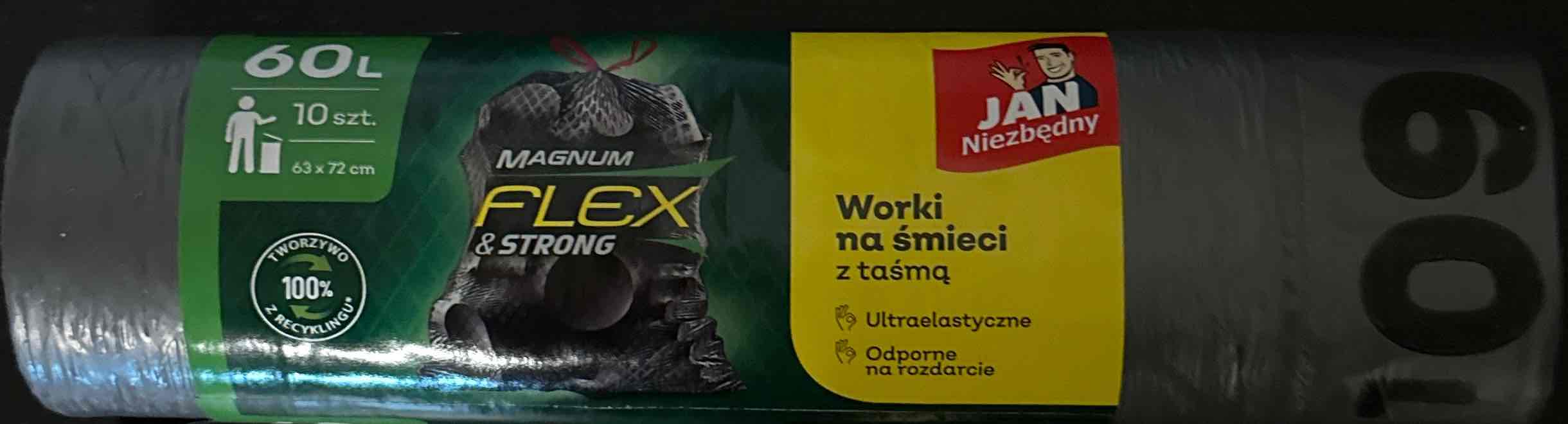 Worki na śmieci z taśmą  flex