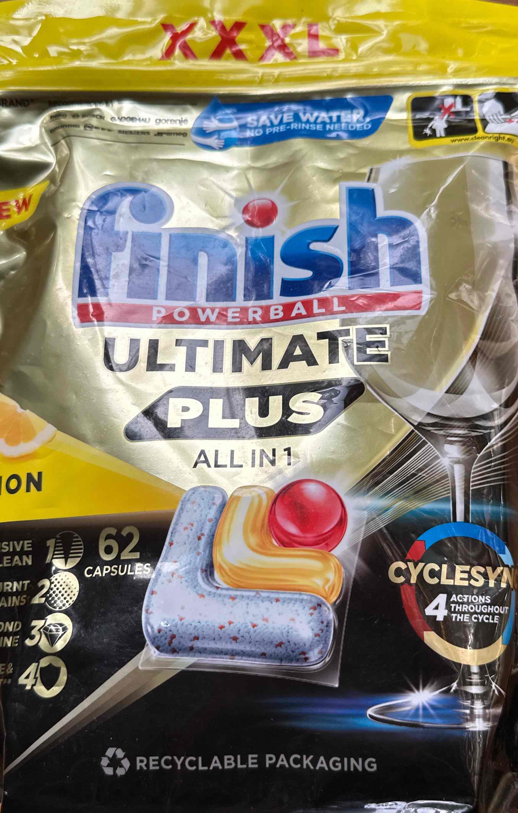 Finish Ultimate Plus XXL Lemon