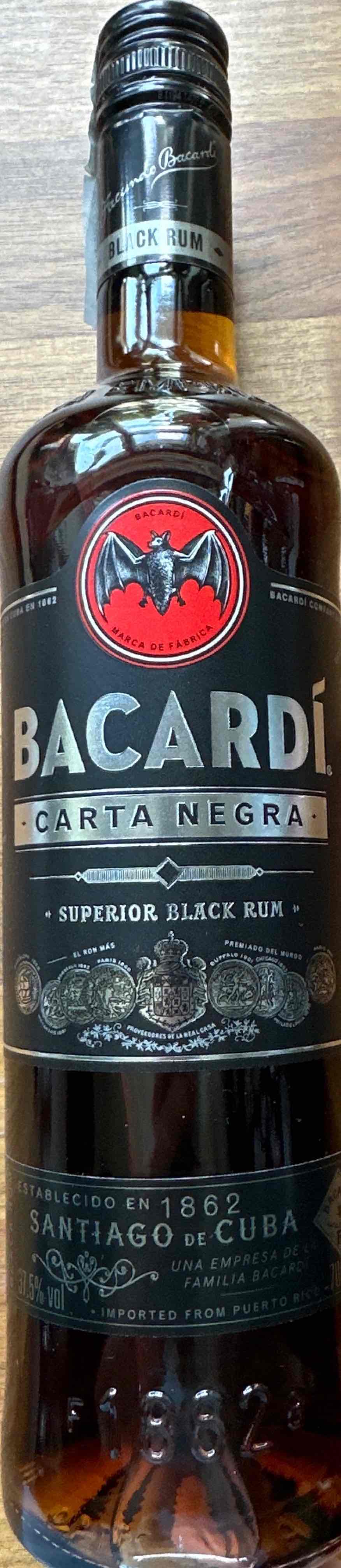 Bacardi Carta Negra Rum