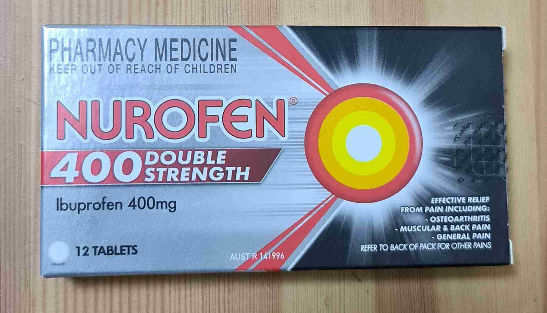 Pain Killer (Ibuprofen) 400mg Double Strength 