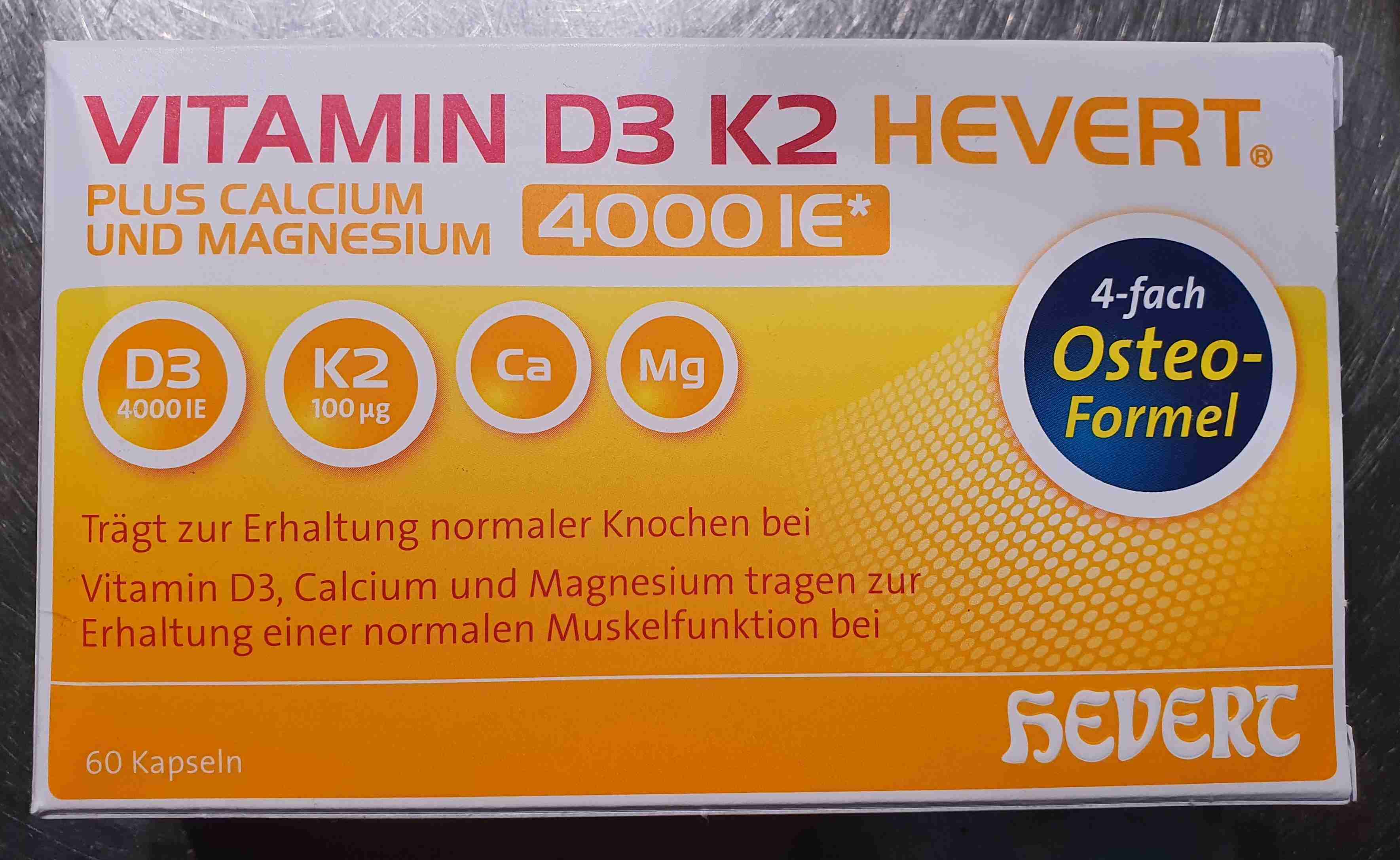 Vitamin D3 und K2 4000 IE
