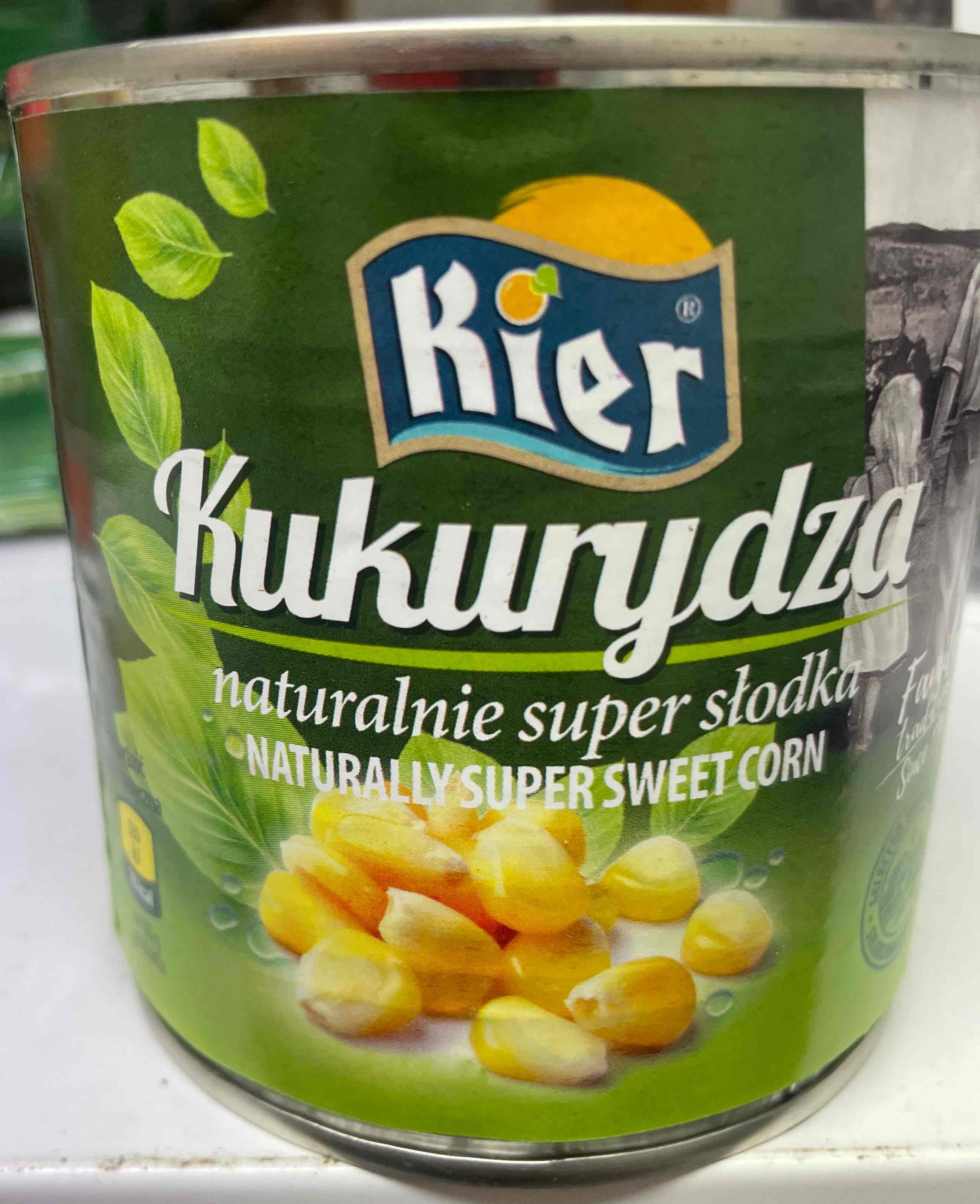 Kukurydza w puszce naturalnie super słodka
