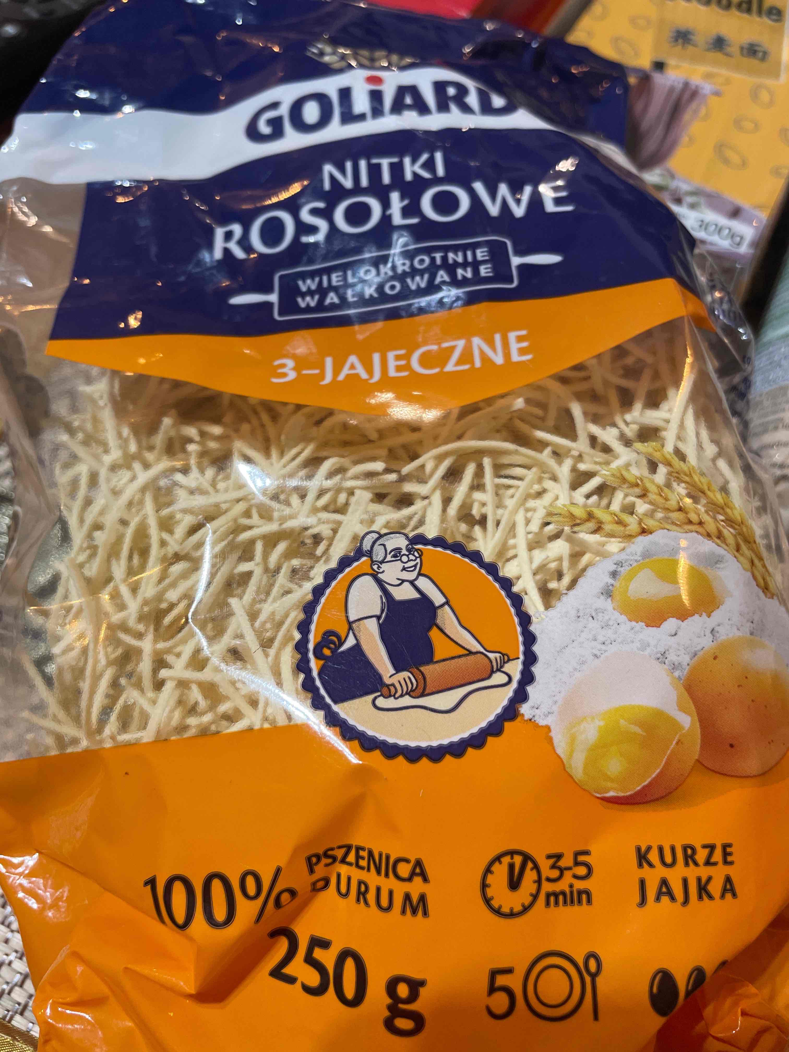 Nitki Rosołowe makaron