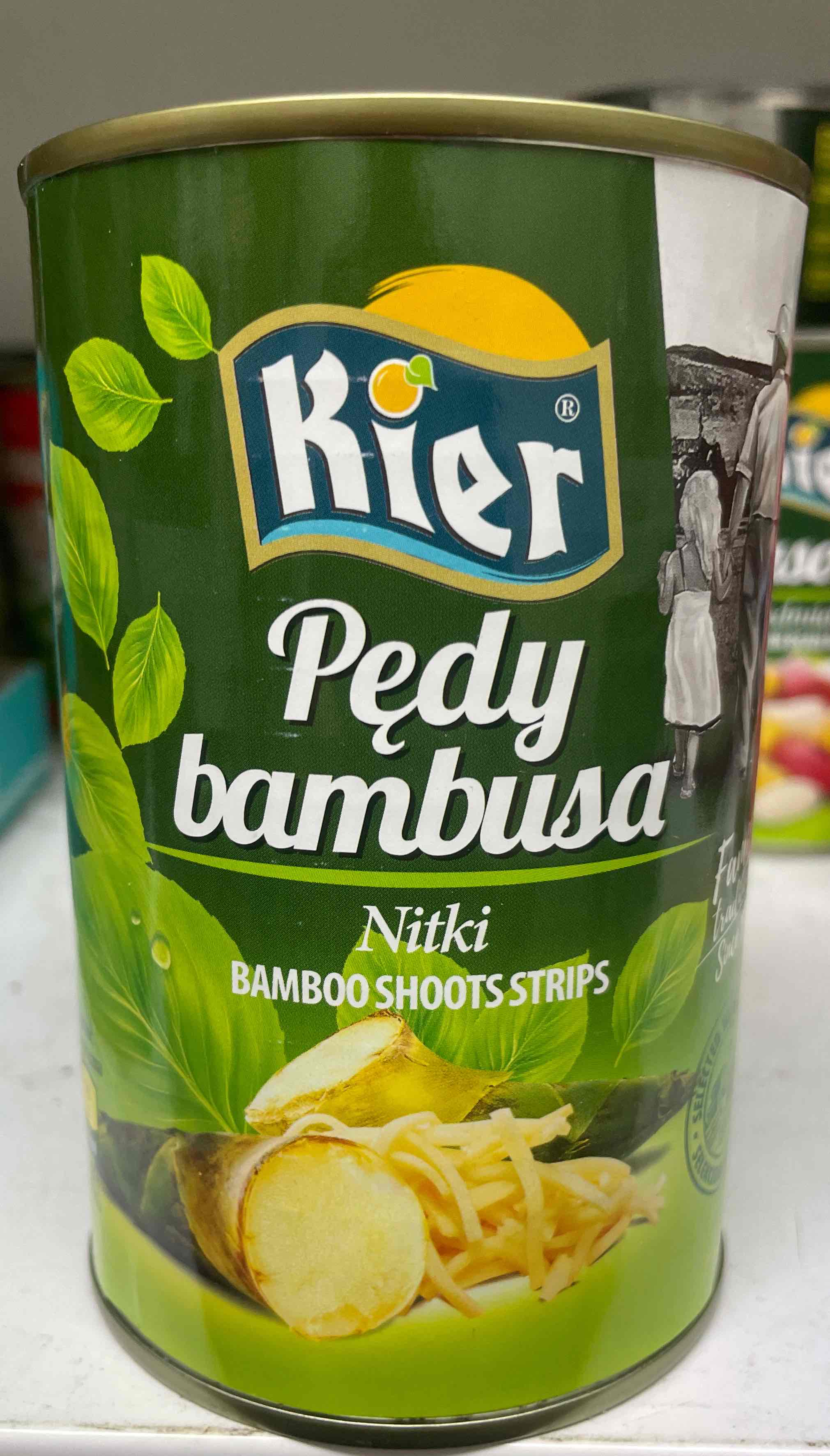 Pędy bambusa nitki bakboo shoots strips