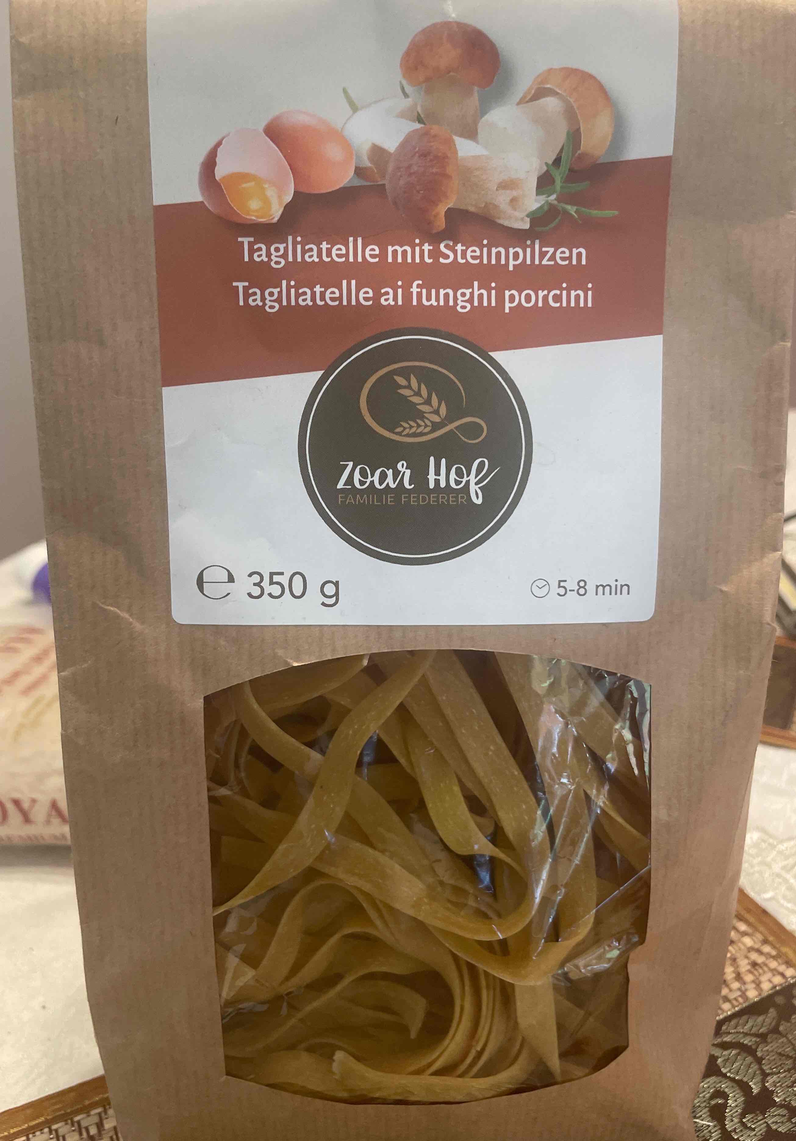Makaron tagliatelle z grzybami