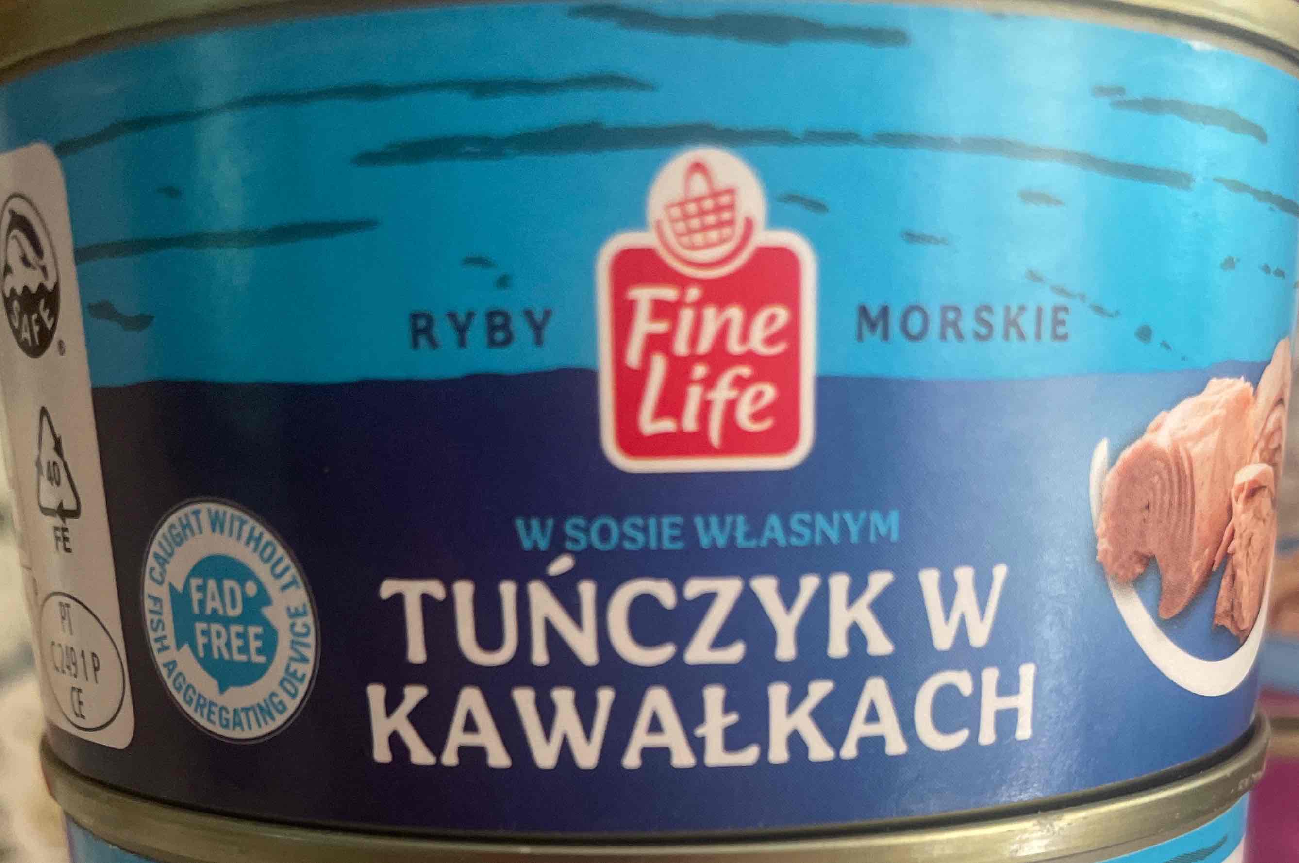 Tuńczyk w kawałkach w sosie wlasnym 