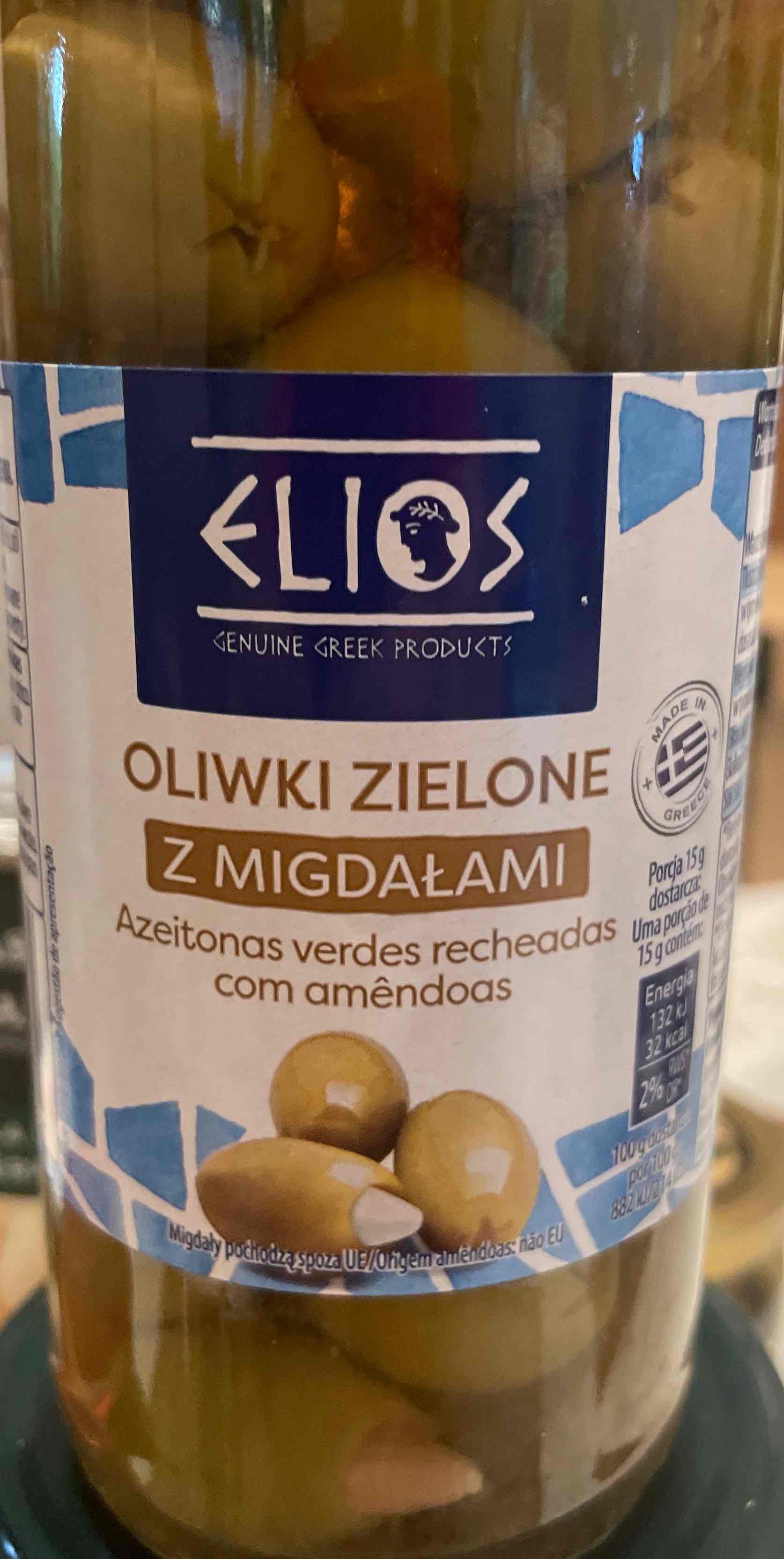 Oliwki zielone z migdałami