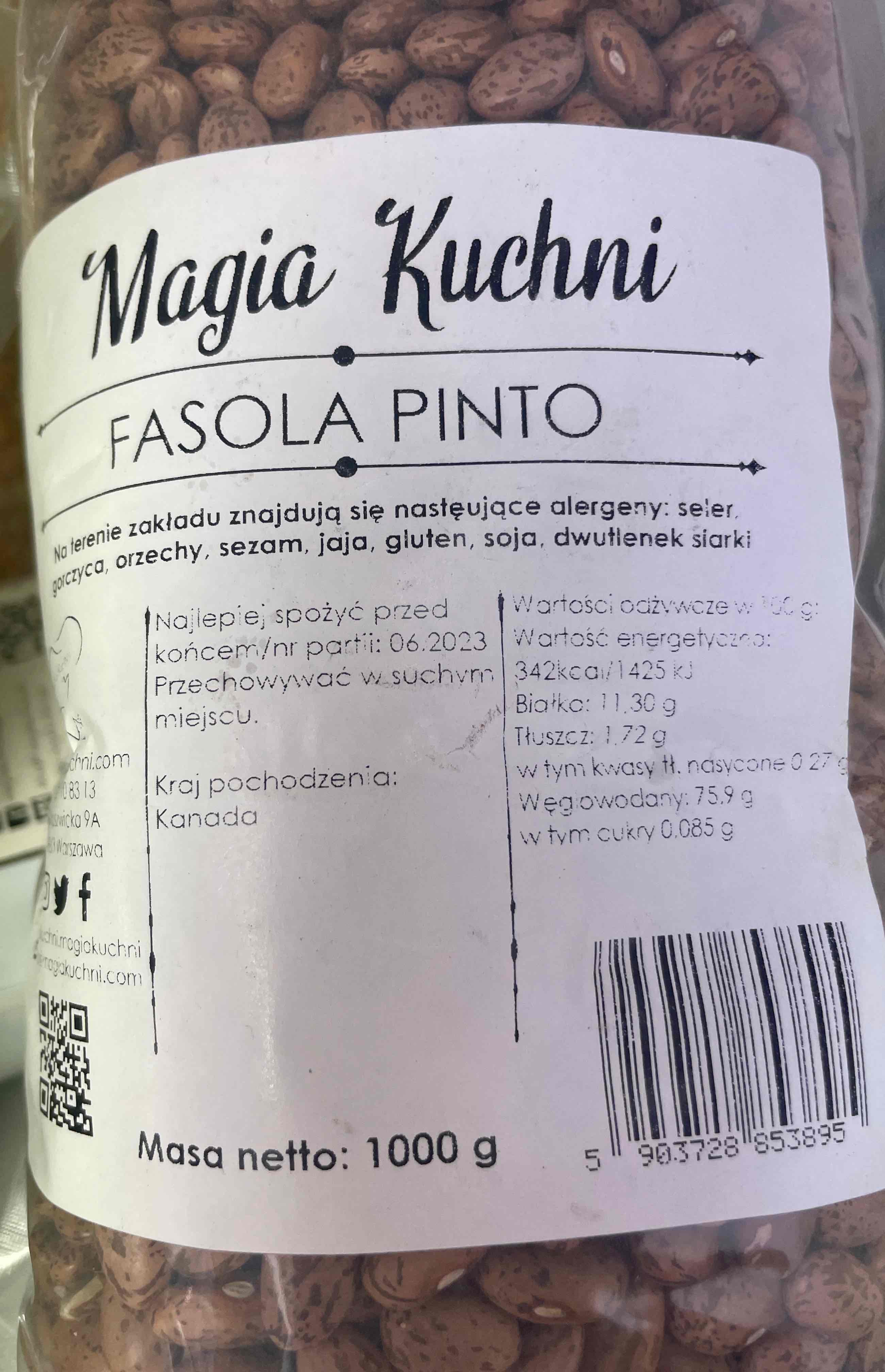 Fasola sucha pinto