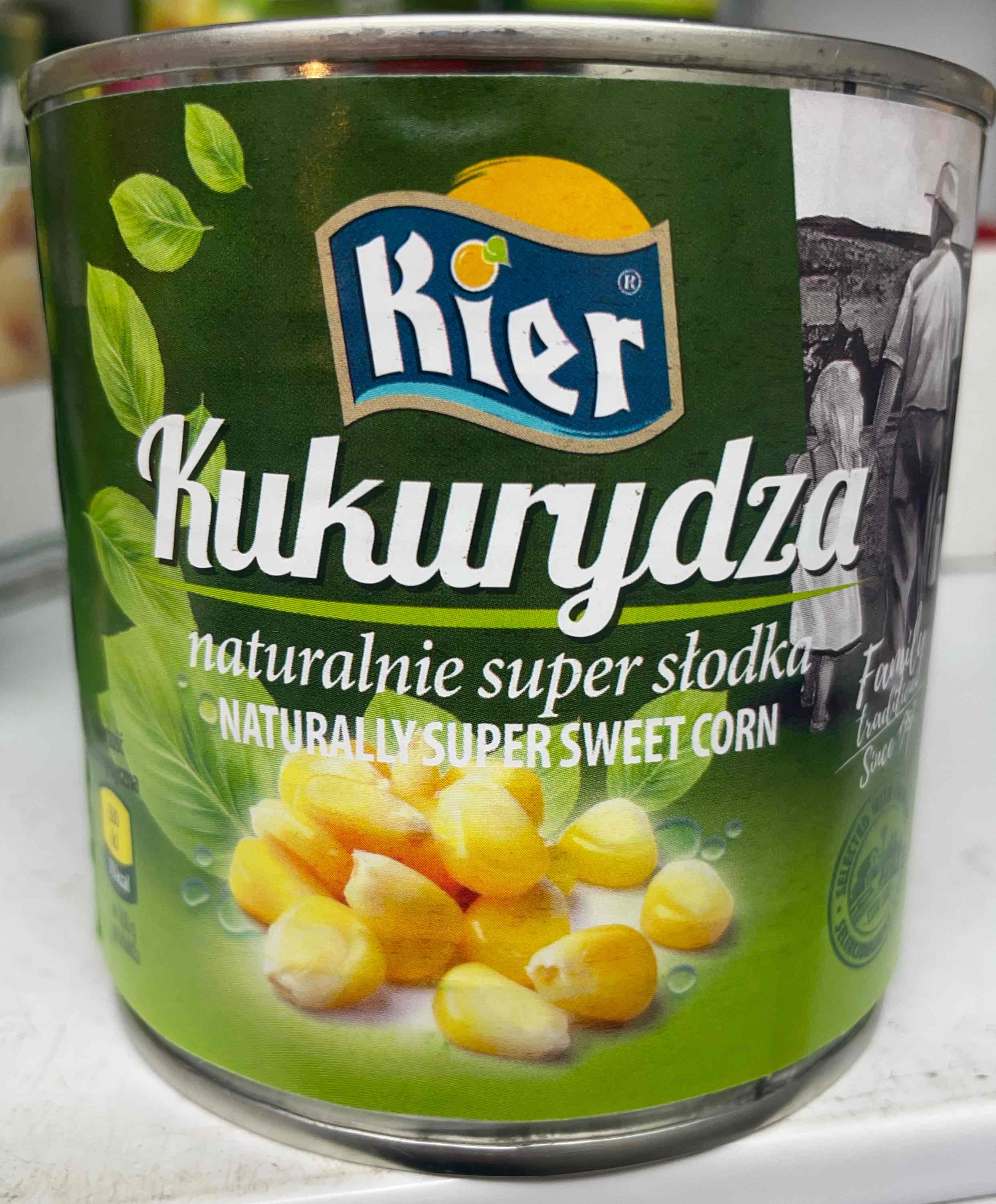 Kukurydza super słodka naturalnie