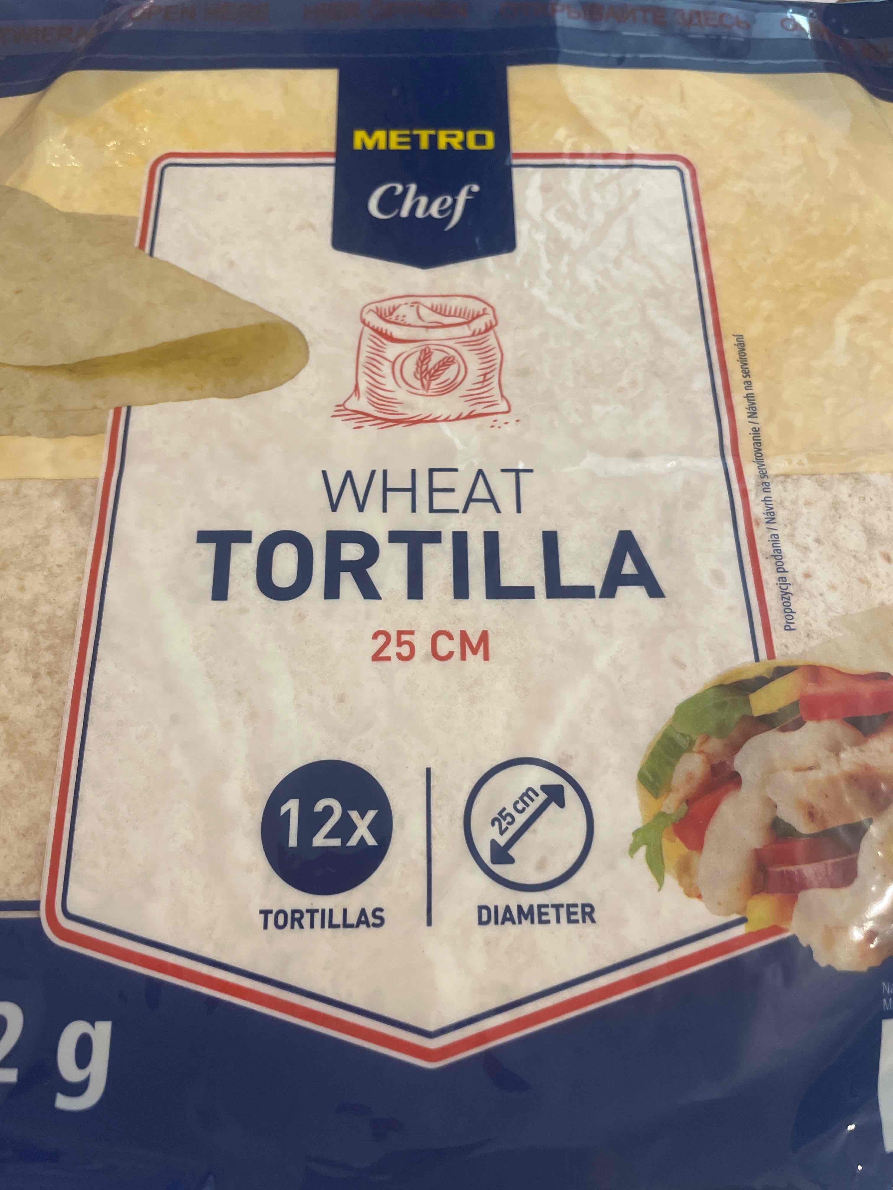 Tortilla pszenna wheat 25cm