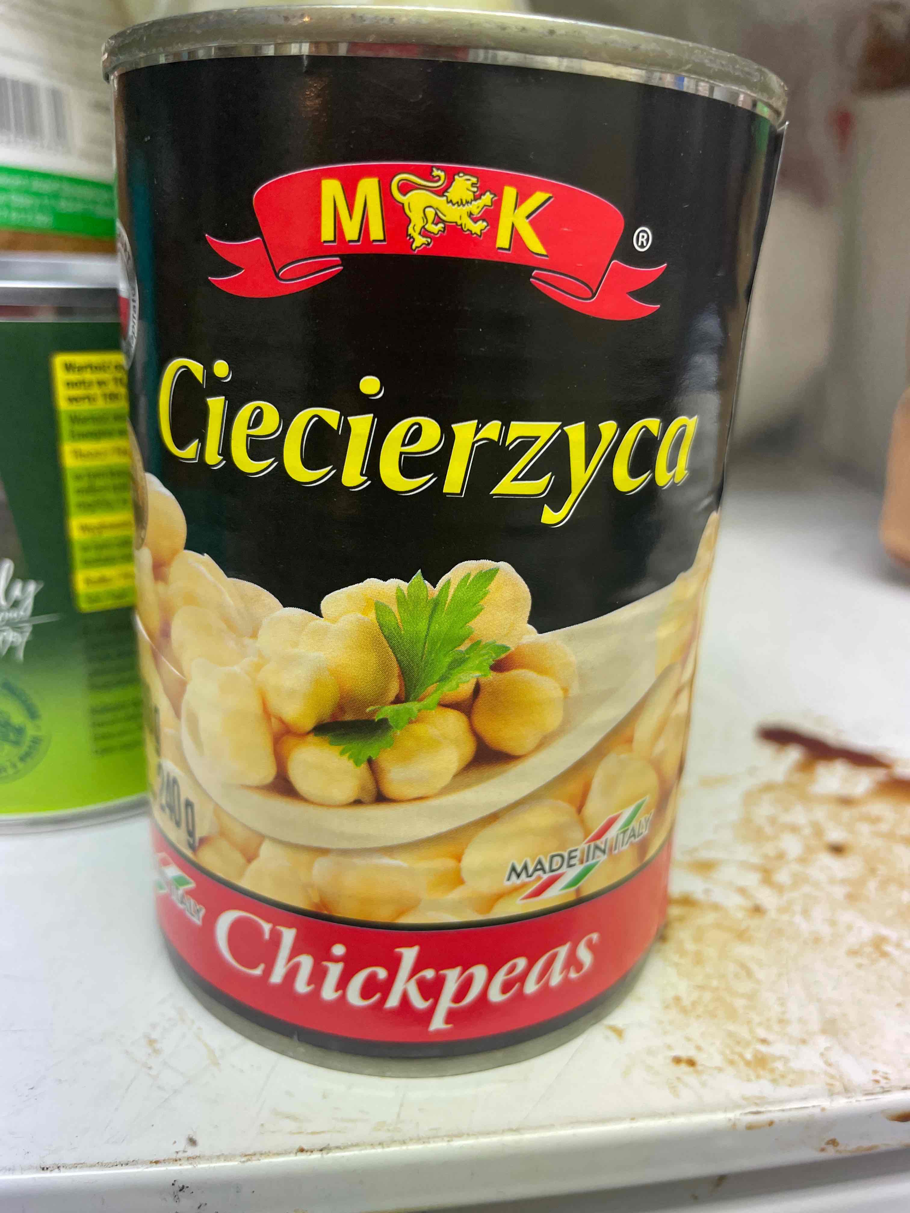 Ciecierzyca w puszce konserwowa