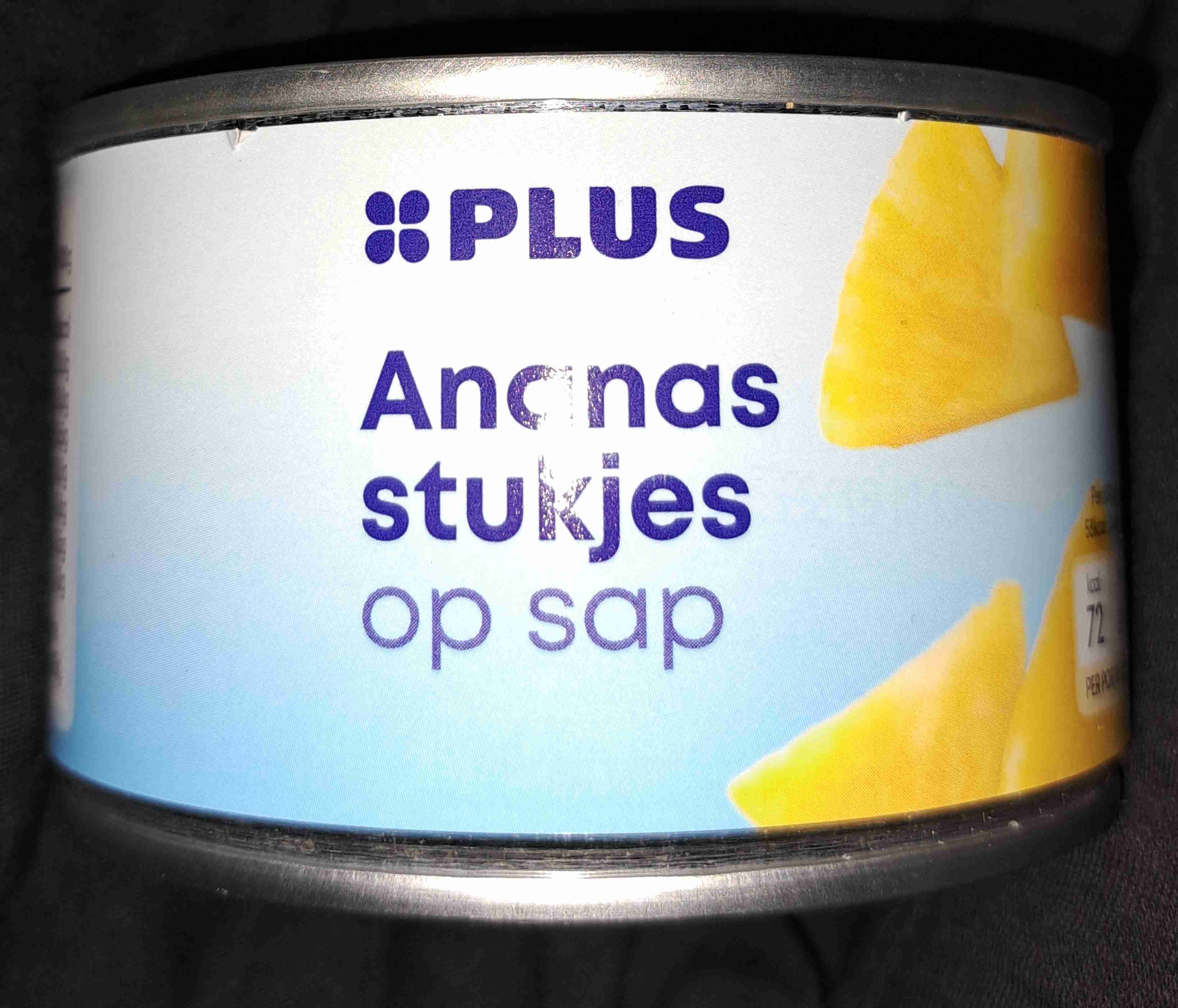 Ananas stukjes op sap
