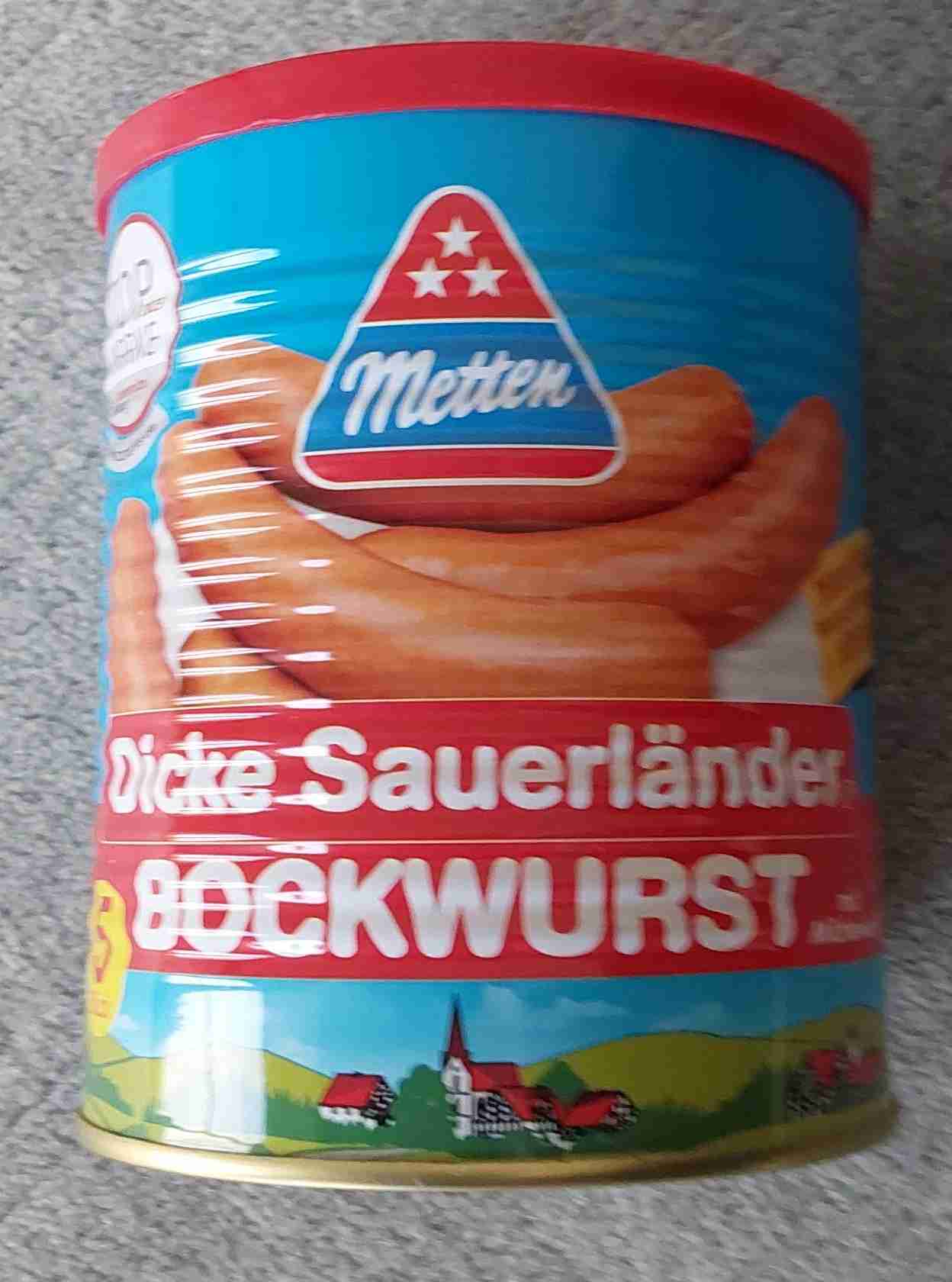 Bockwurst Dicke Sauerländer