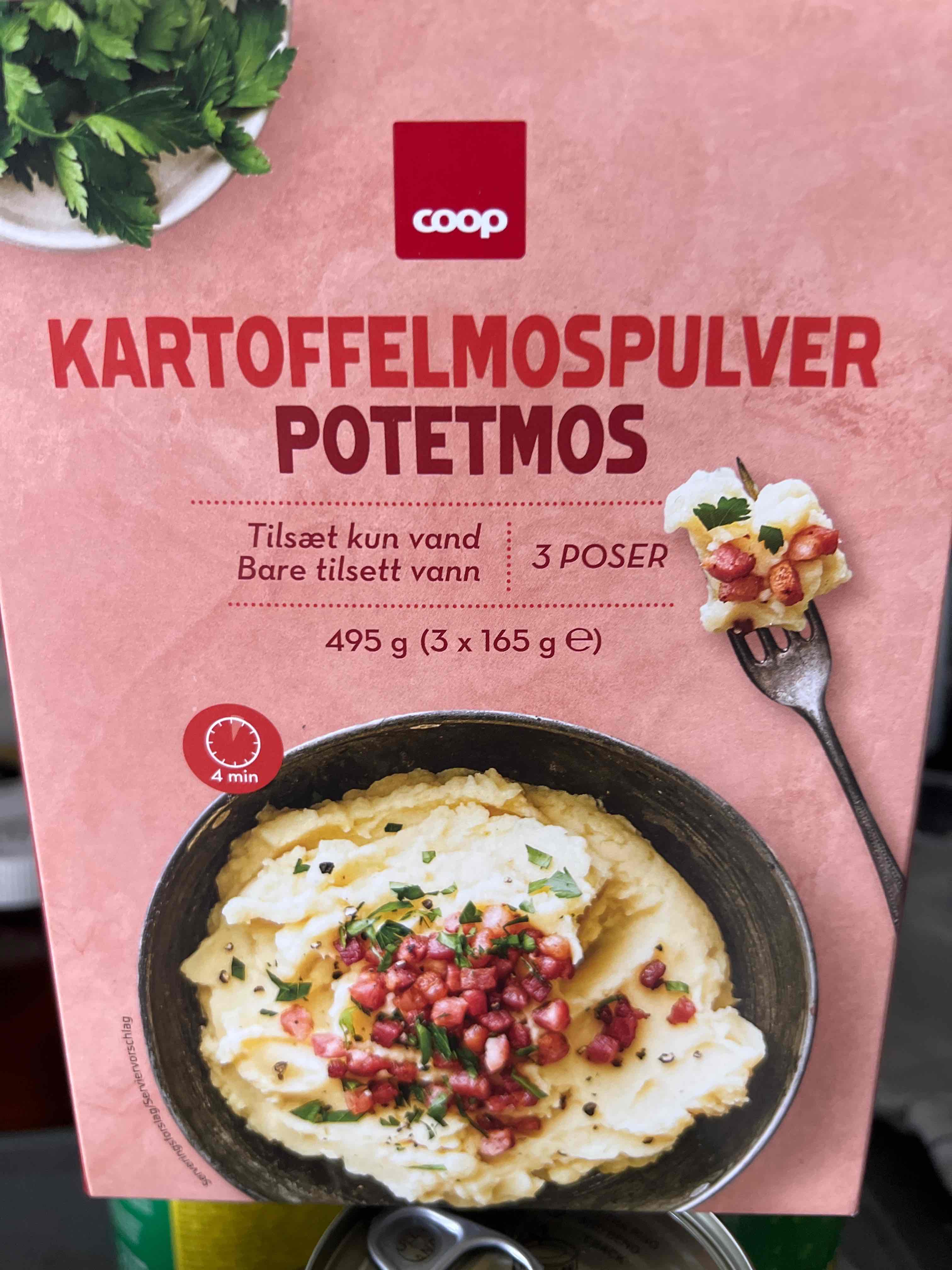 Kartoffelmuspulver potetmus