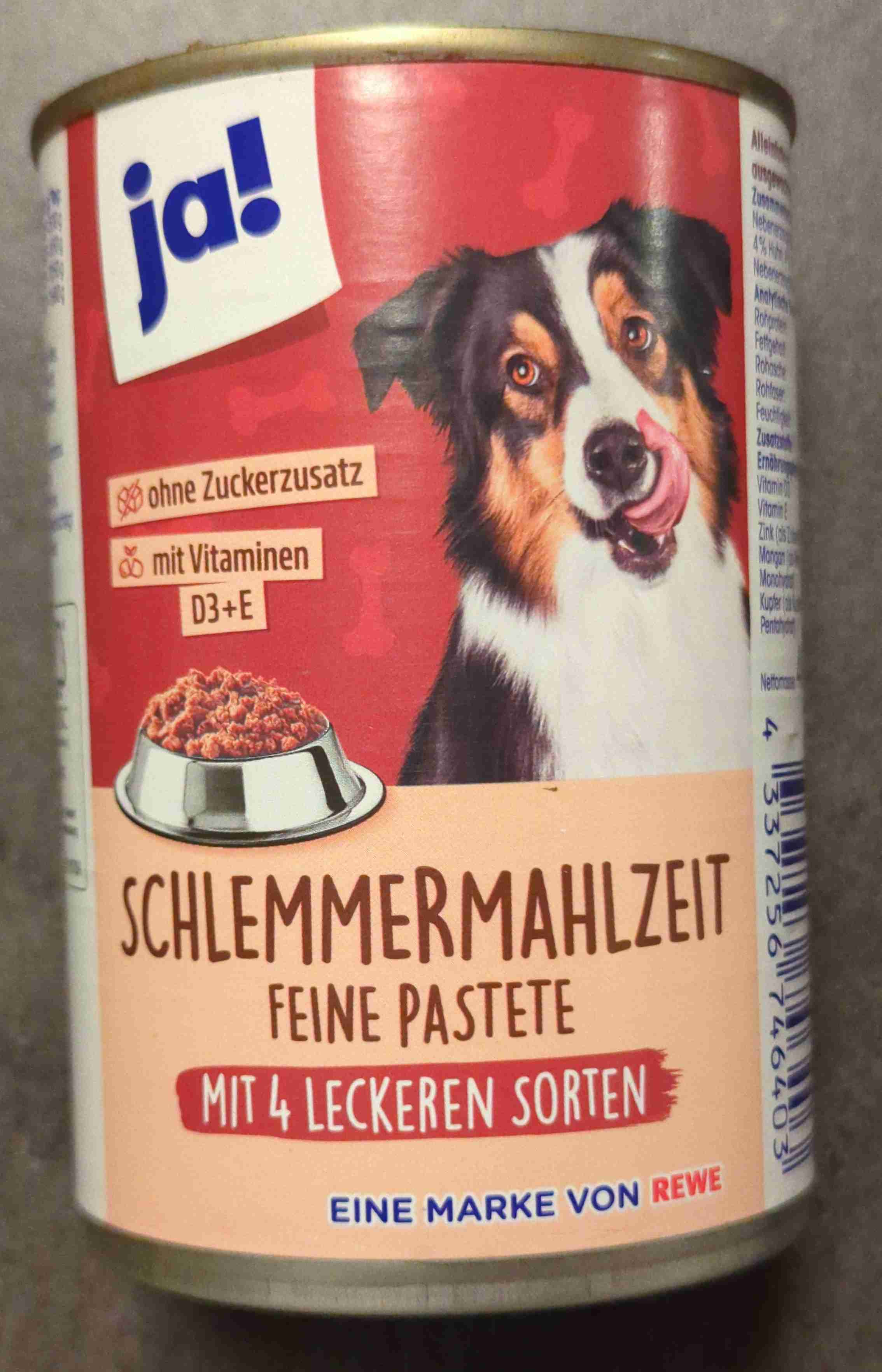 Schlemmermahlzeit feine Pastete