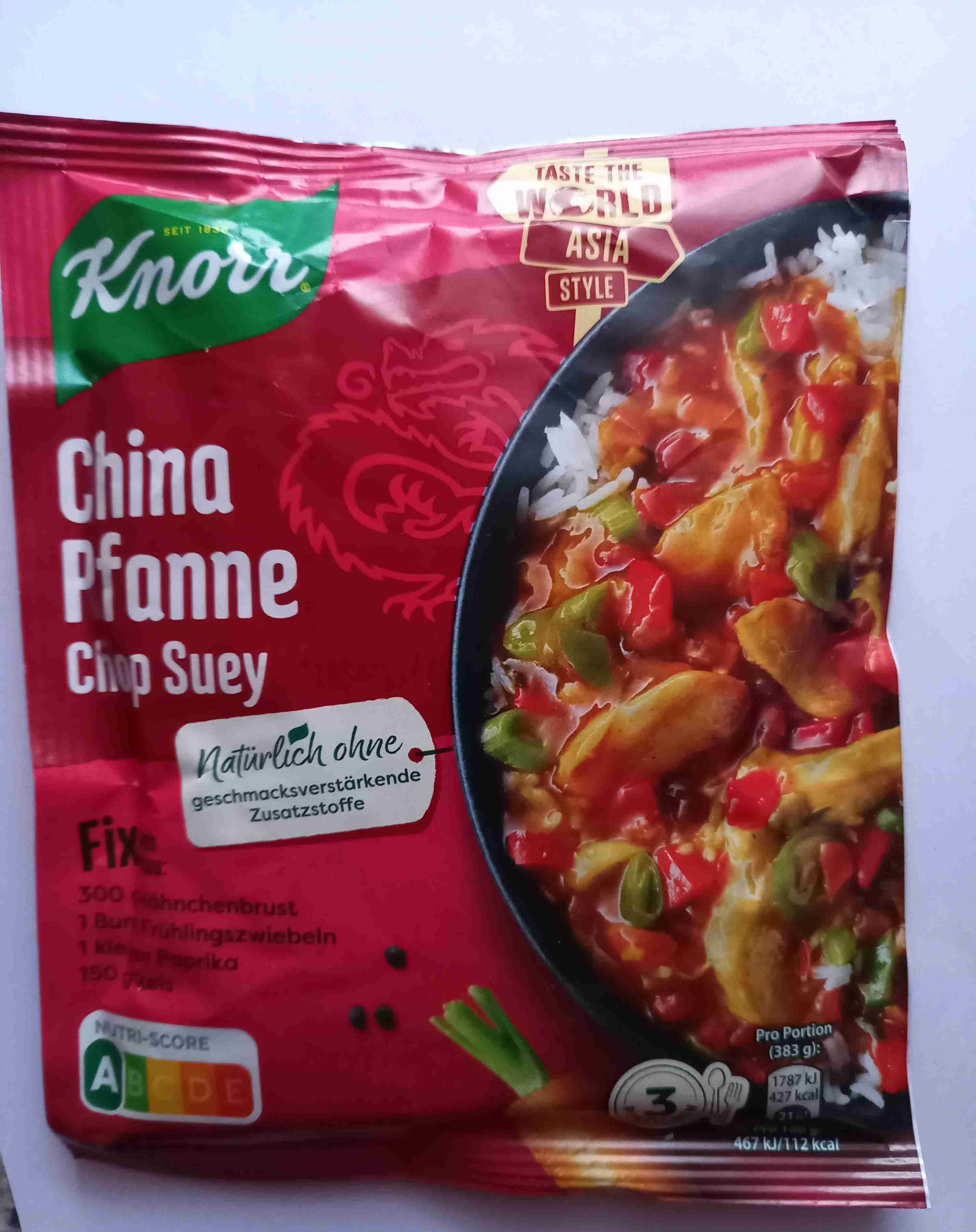 China Pfanne Chop Suey