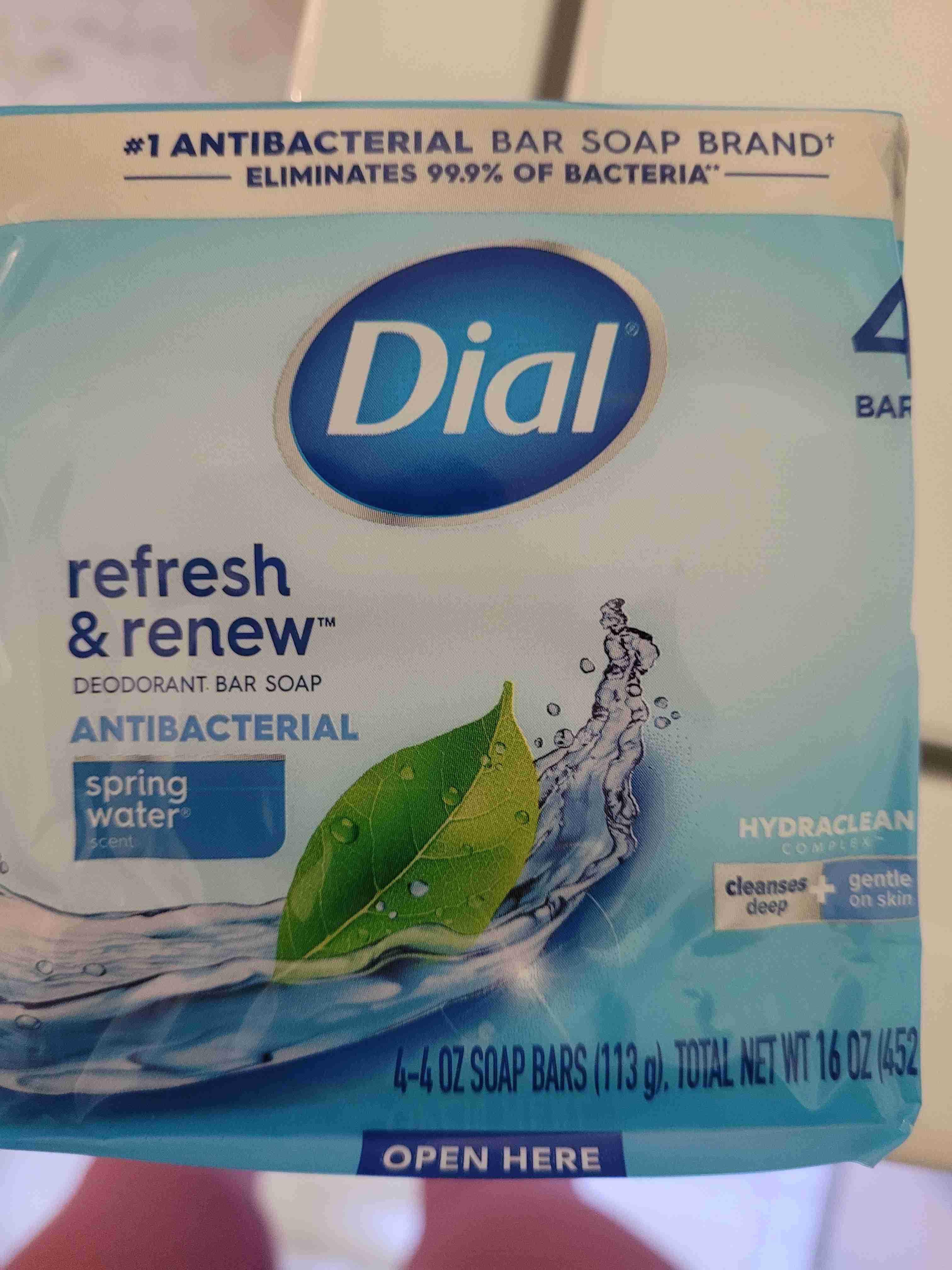 Refresh and Renew Antibacterial Soap, Spring Water Scent