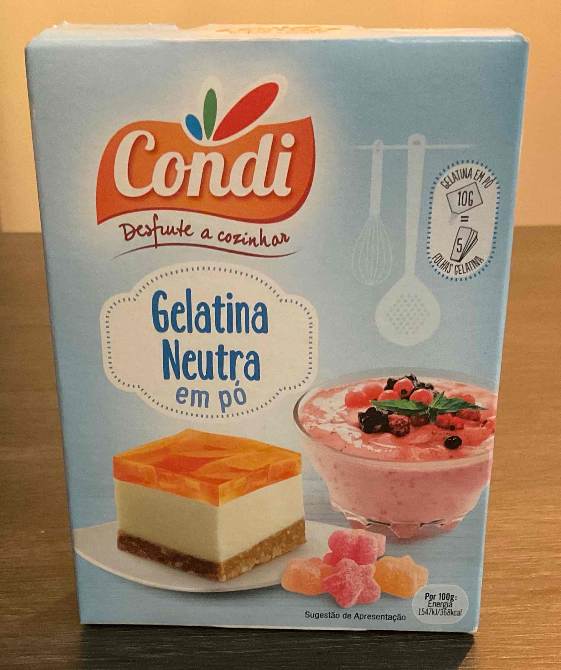 Gelatina em pó