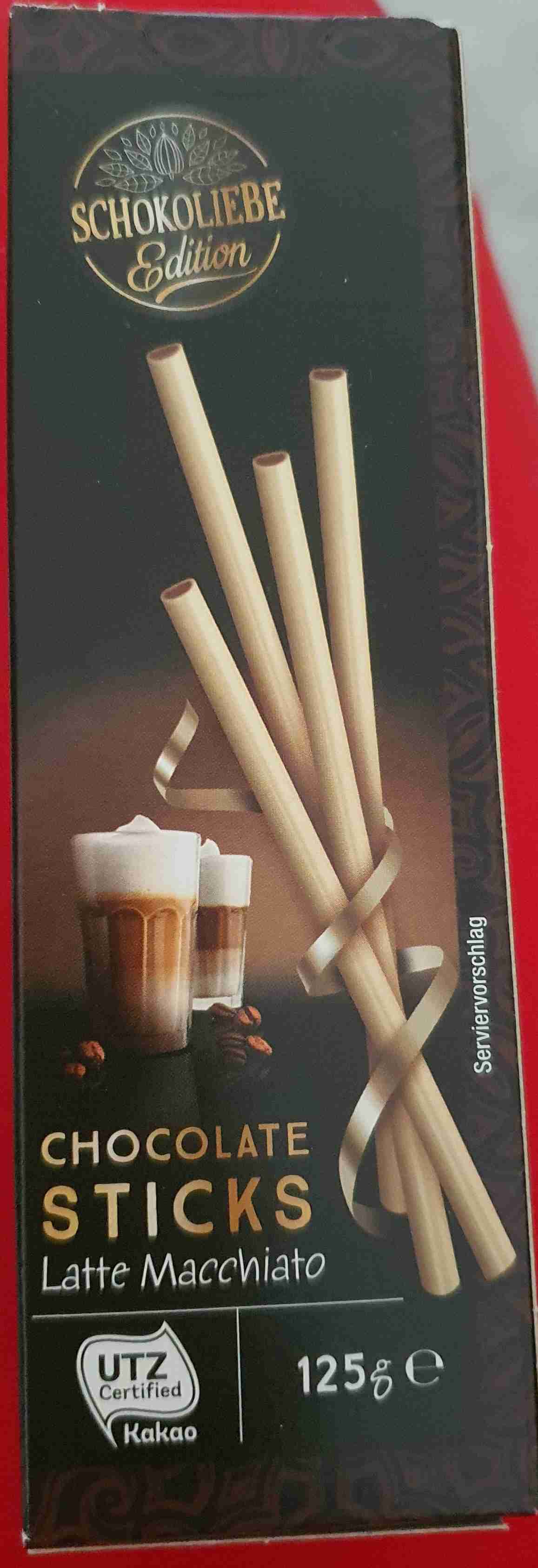 Latte Macchiato Chocolate Sticks