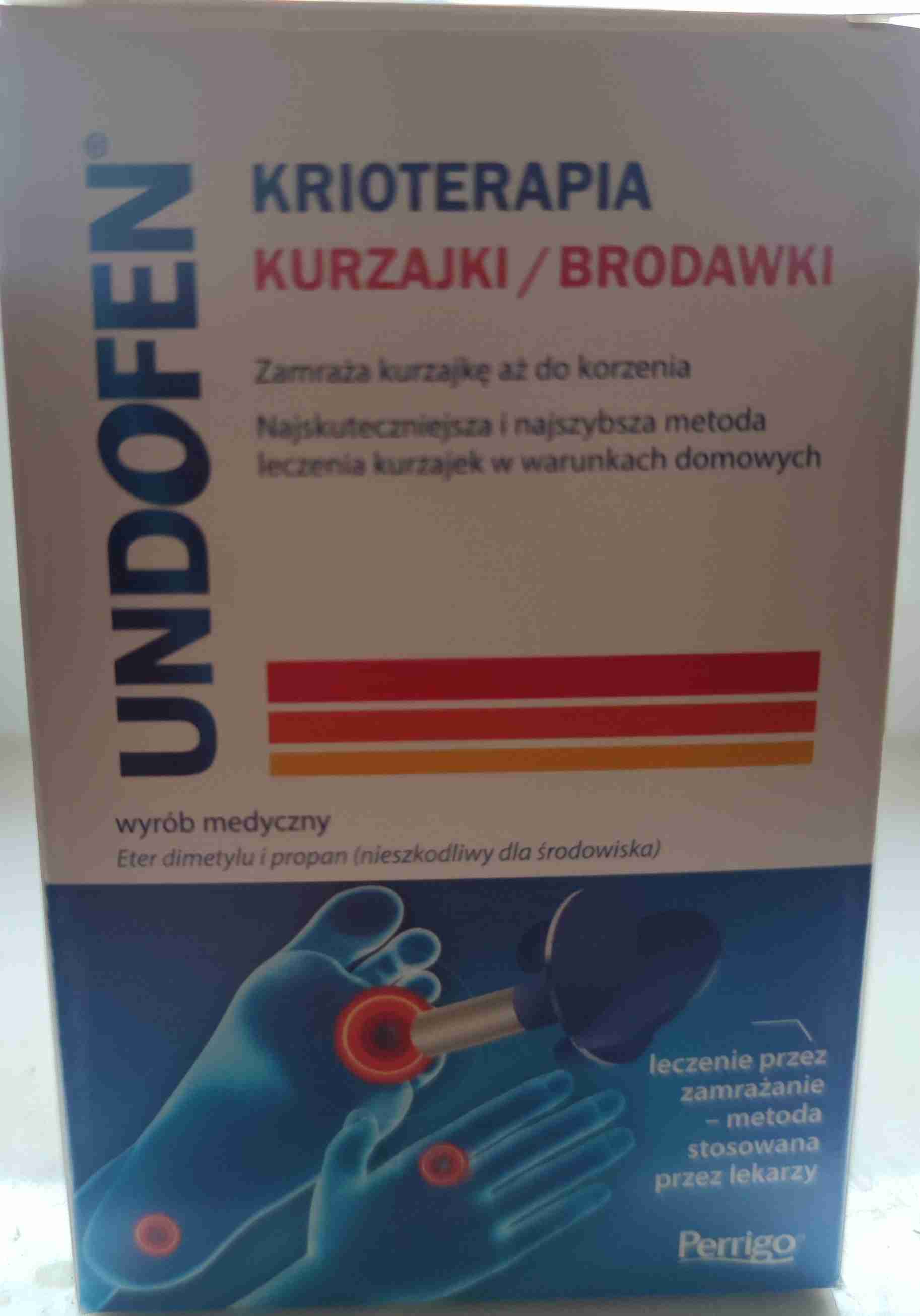 Undofen - krioterapia kurzajki