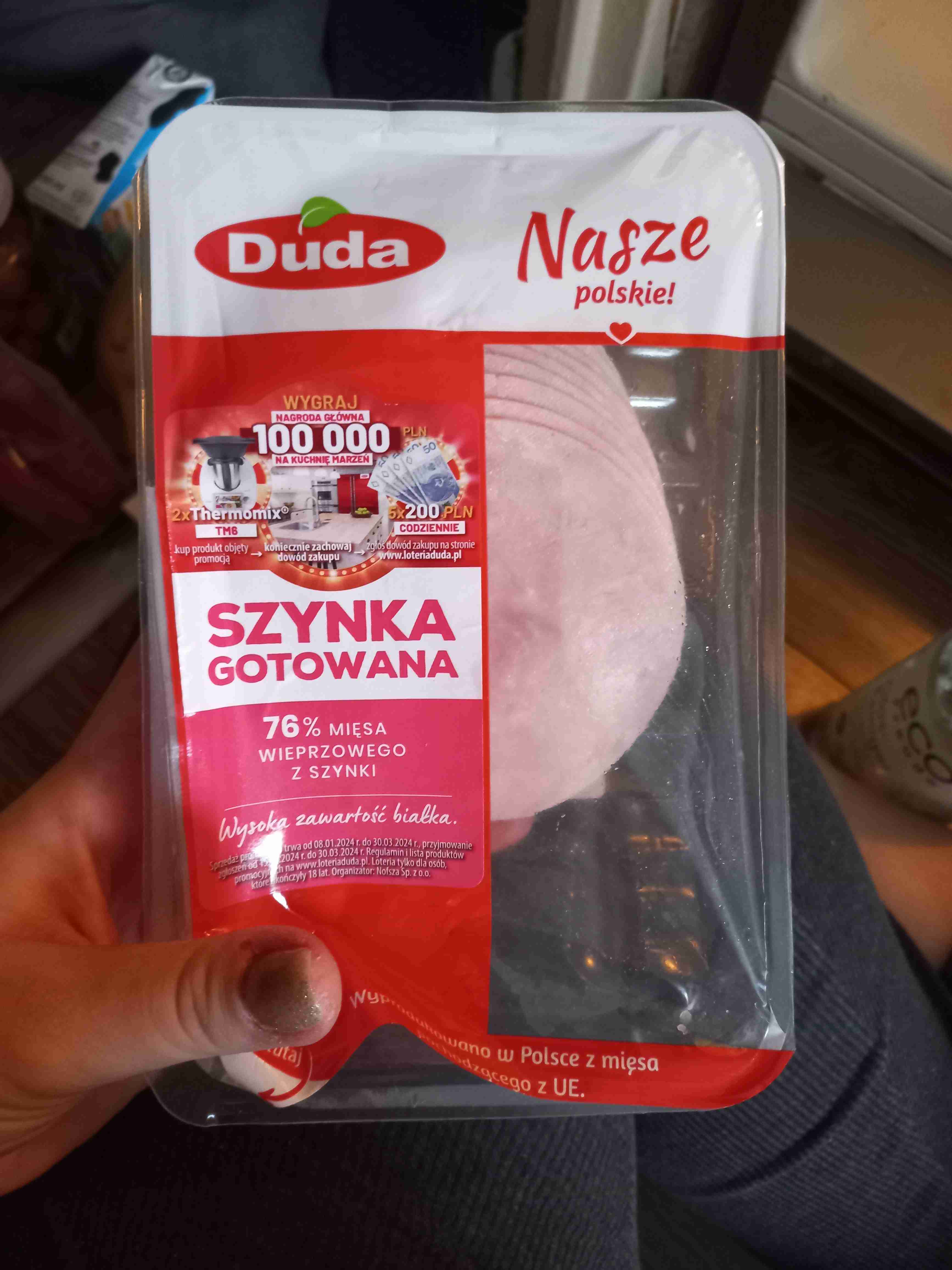 Szynka gotowana w plastrach