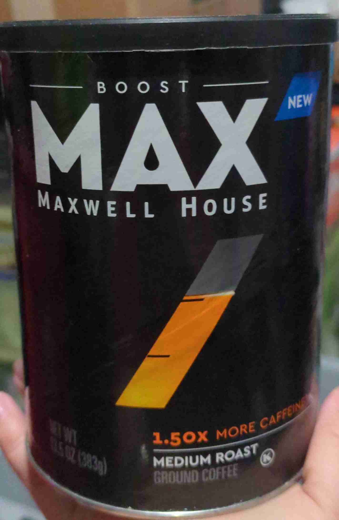 Boost Max Maxwell House medium rose ground coffee