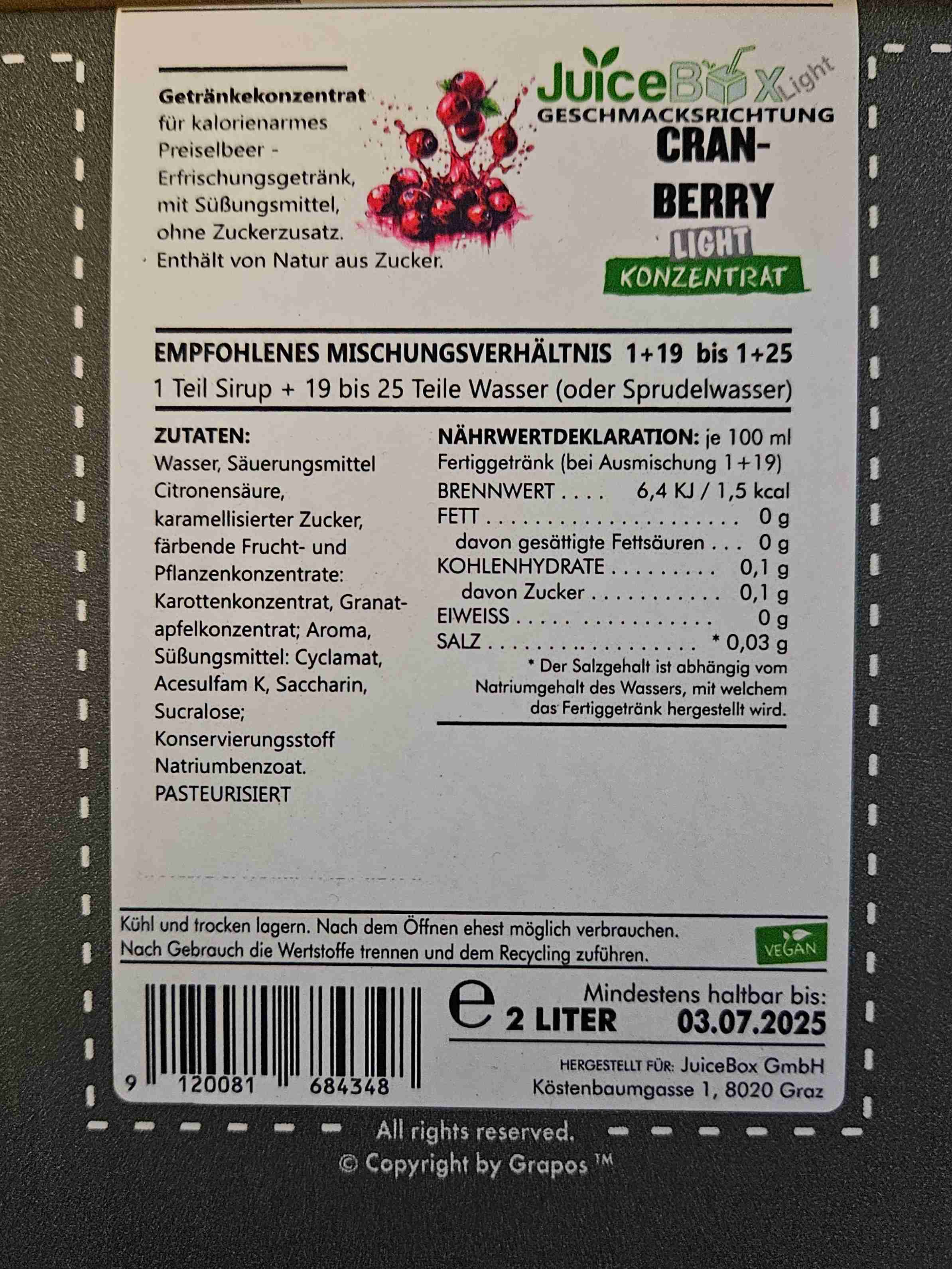 Cran-Berry light