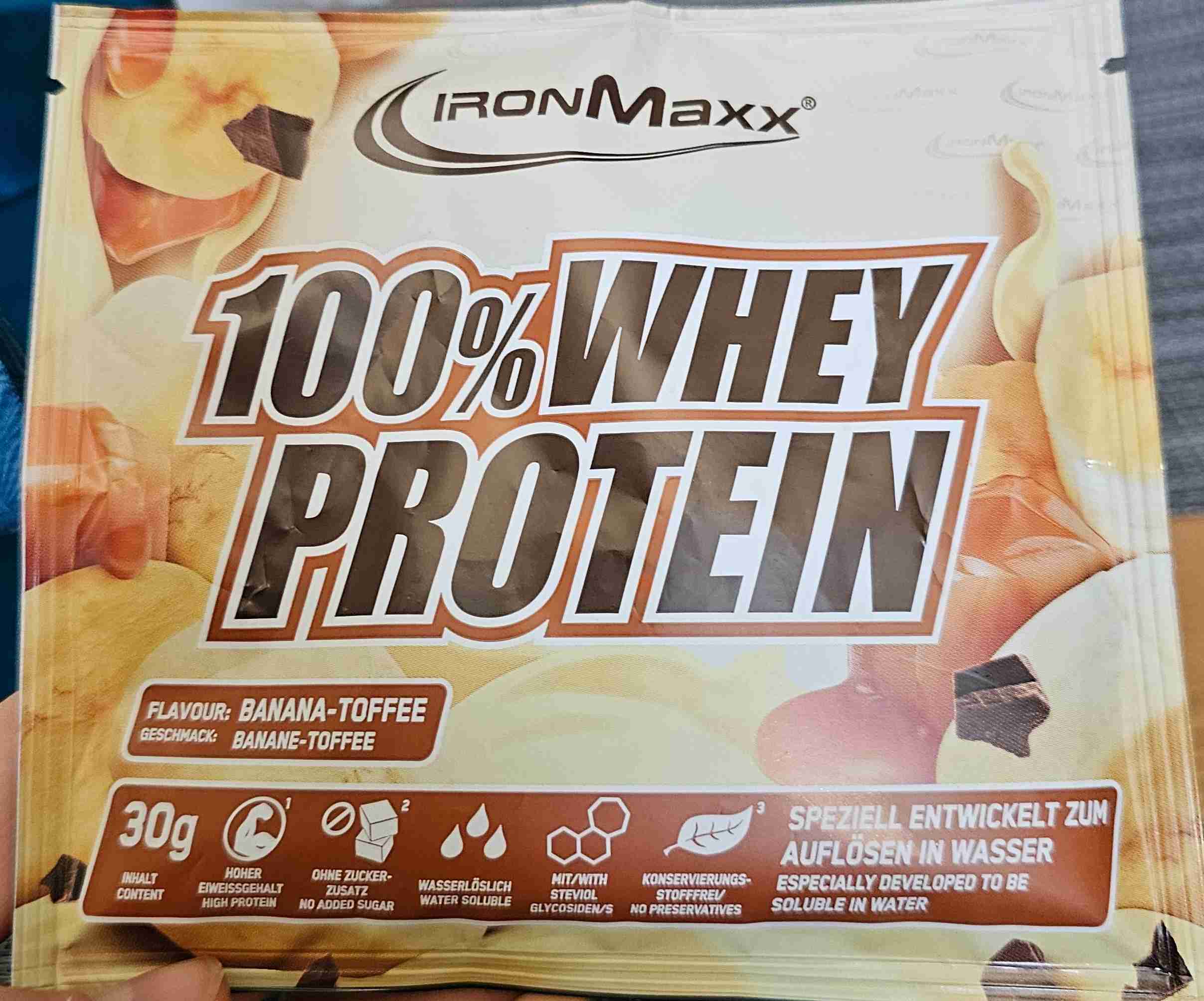 100% Whey Protein Banana-Toffee